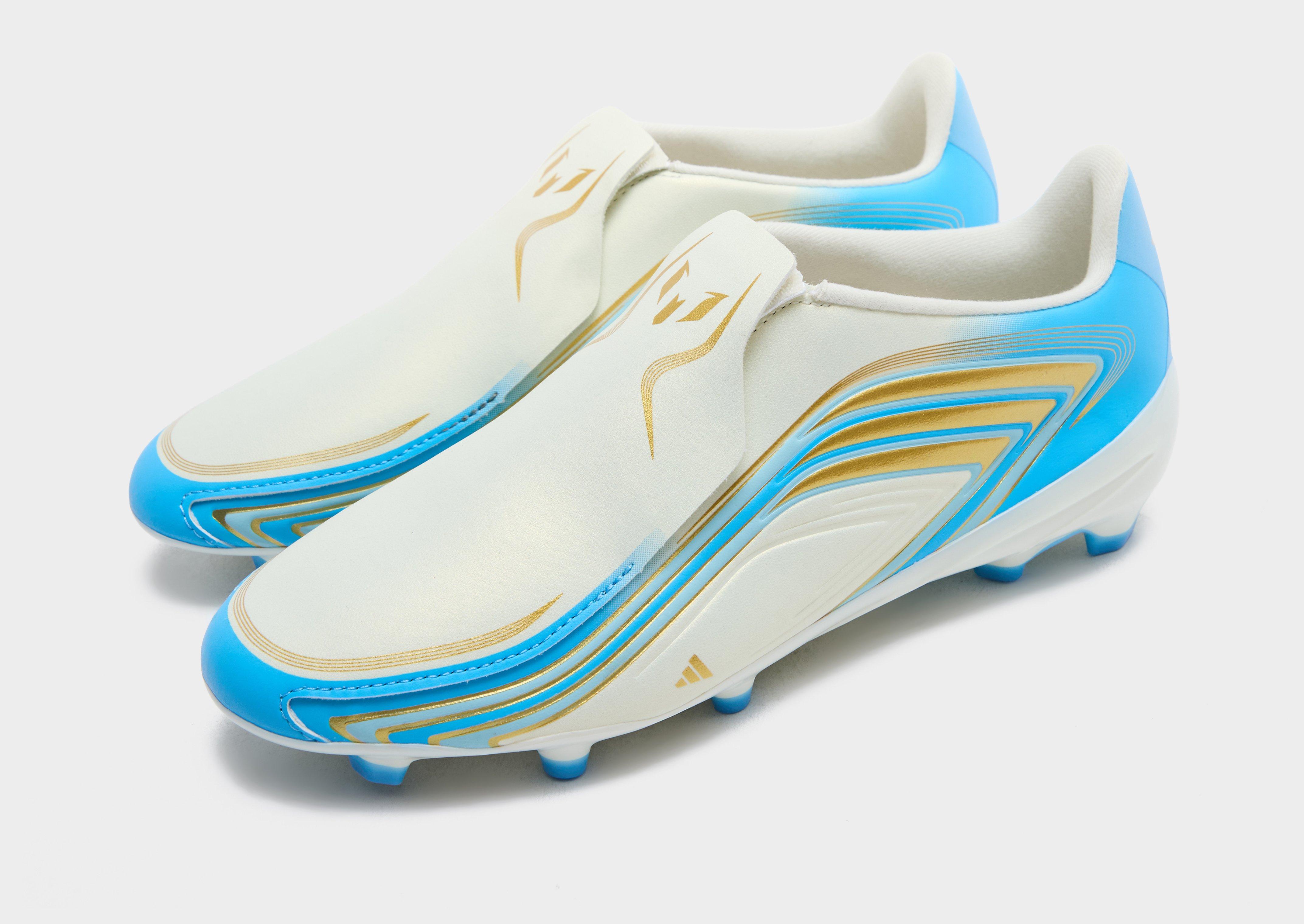 adidas Chaussure De Football Sans Lacets F50 Messi League Terrain Souple Enfants
