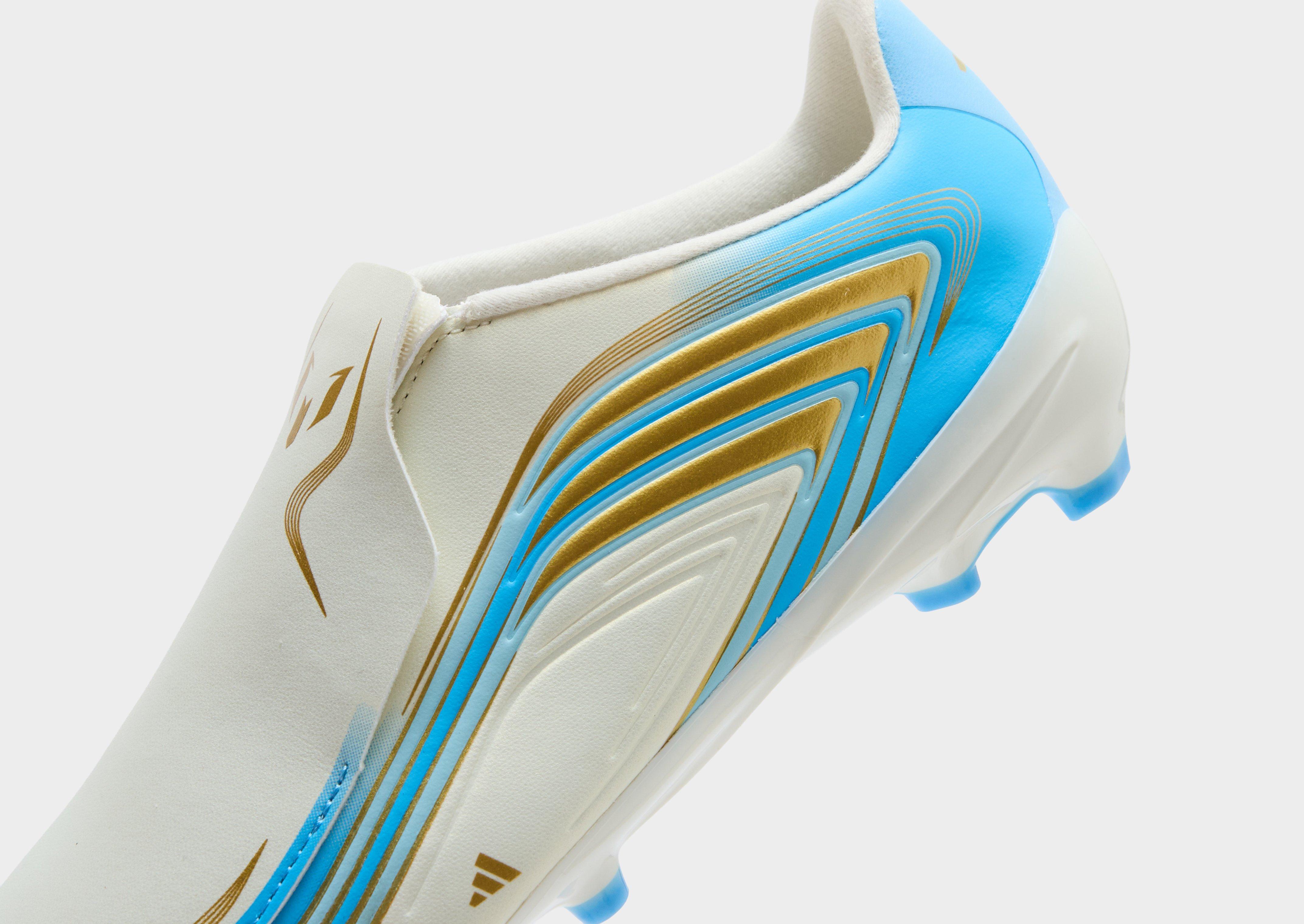 adidas Chaussure De Football Sans Lacets F50 Messi League Terrain Souple Enfants