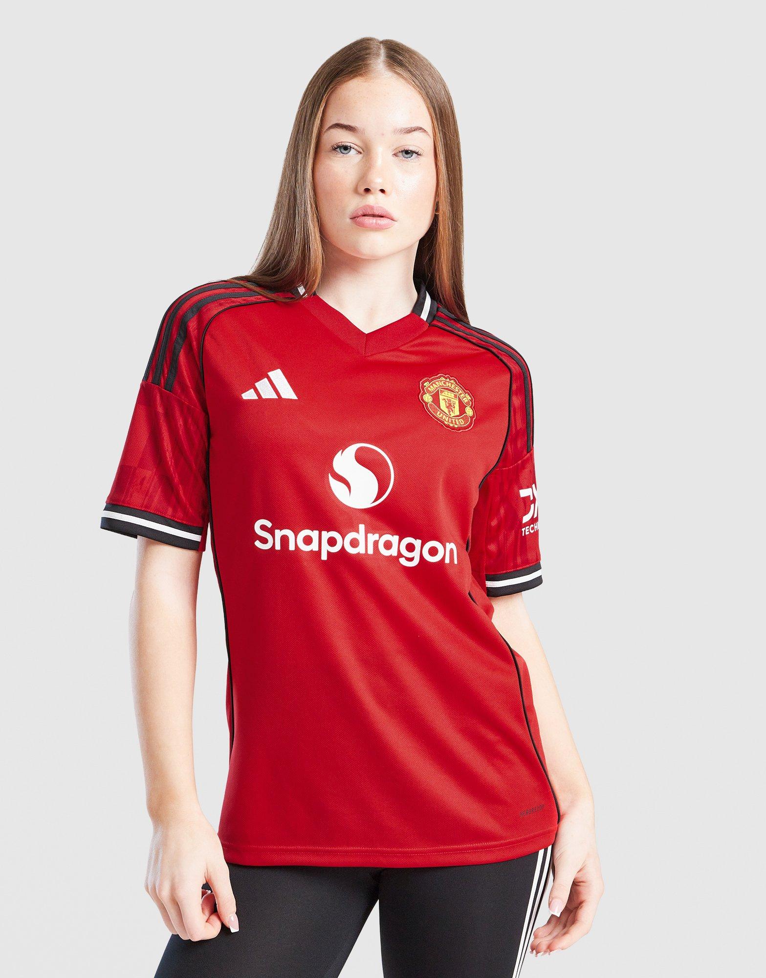 adidas Manchester United 25/26 Mbeumo #19 Home Shirt JNR