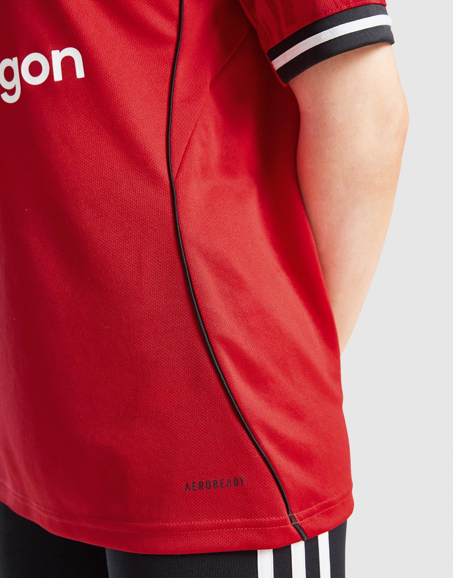 adidas Manchester United 25/26 Mbeumo #19 Home Shirt JNR