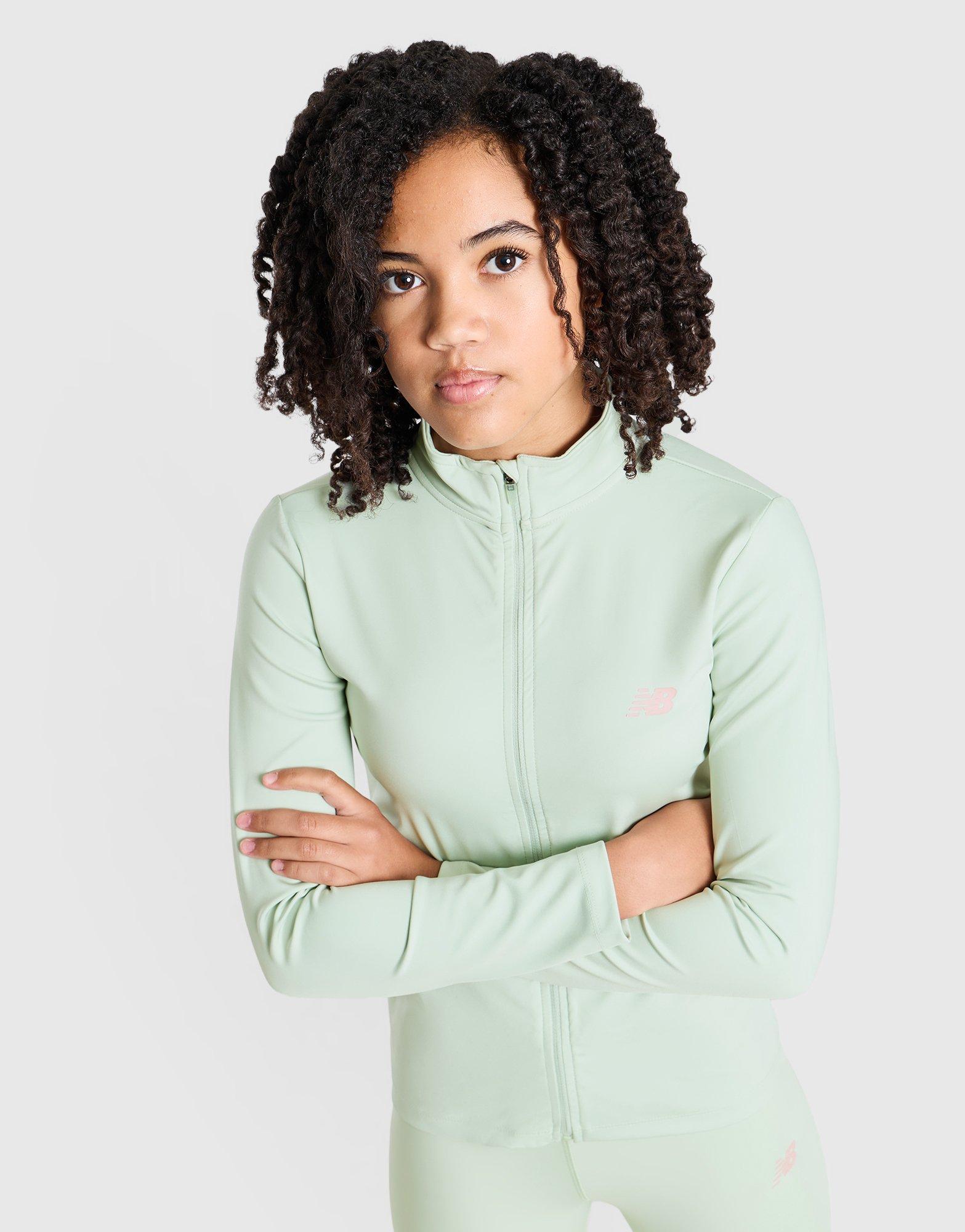 New Balance Girls' Fitness Full Zip Top Junior