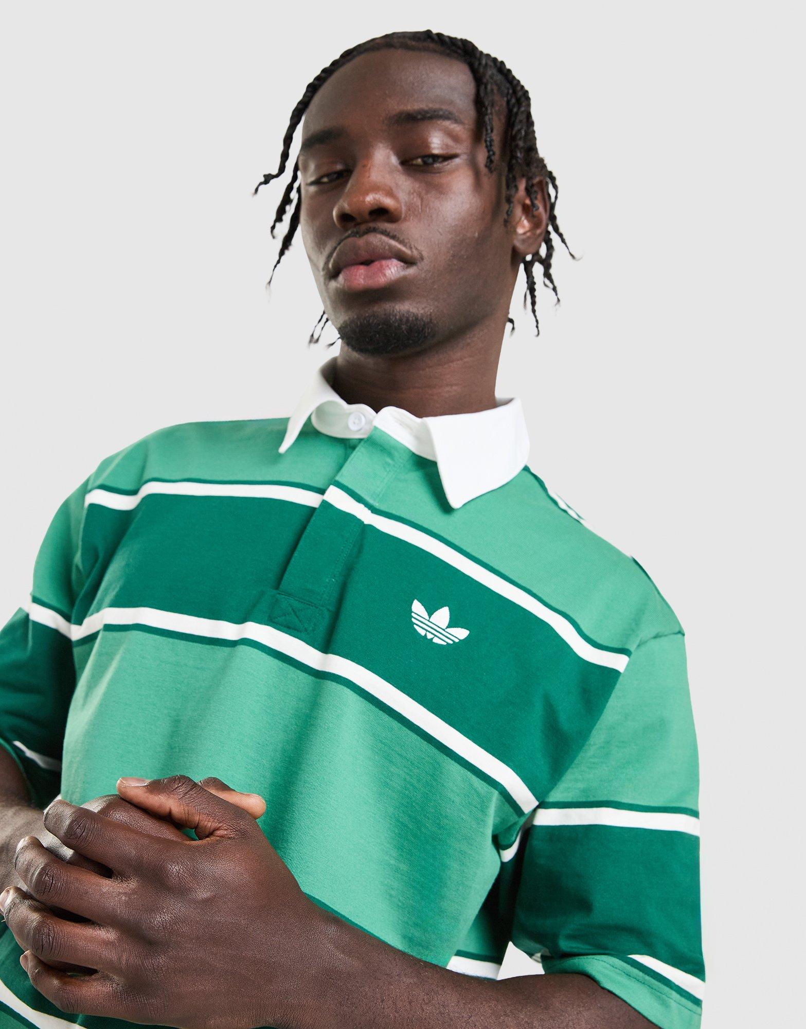 adidas Originals Striped Rugby Polo Shirt