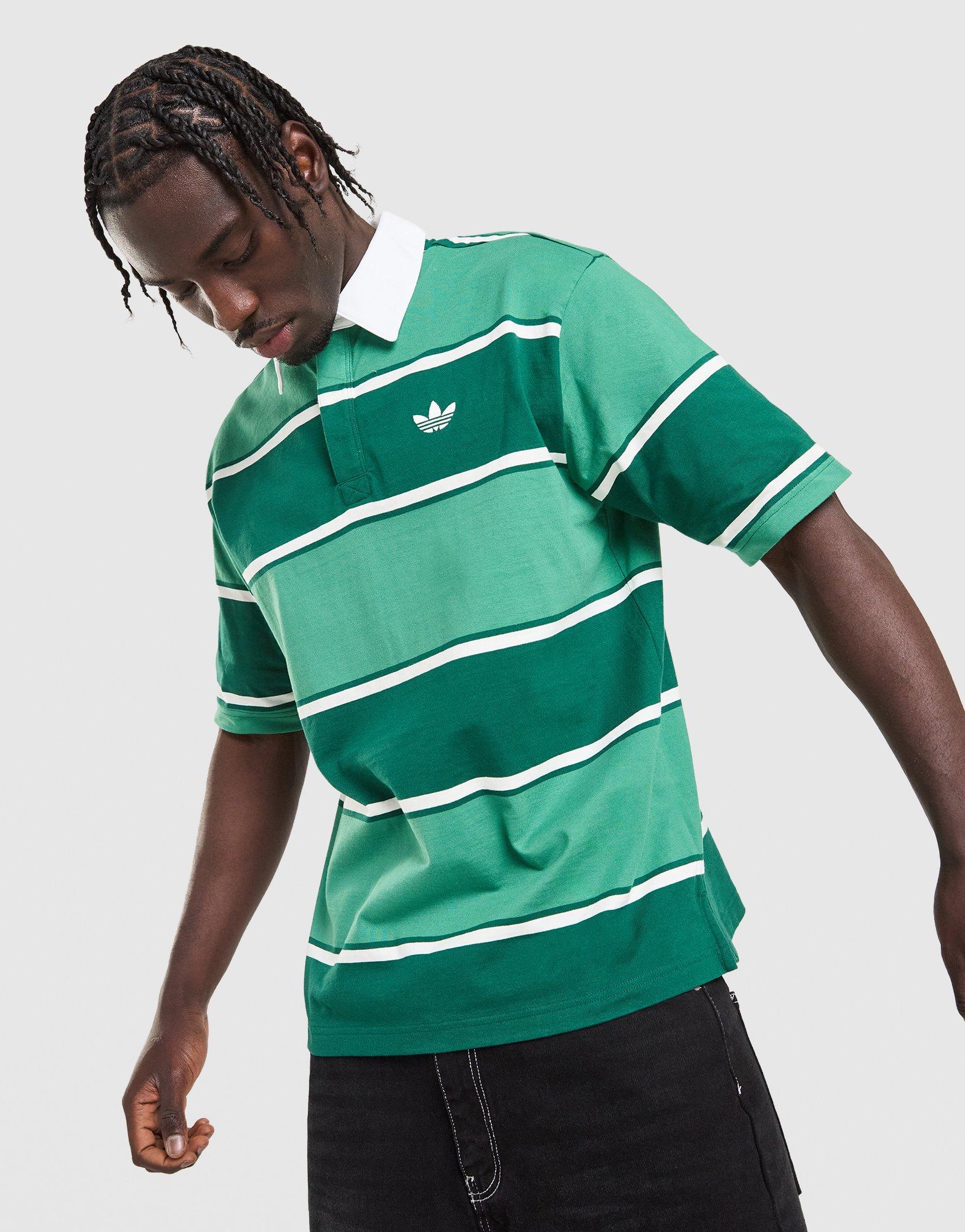 adidas Originals Striped Rugby Polo Shirt