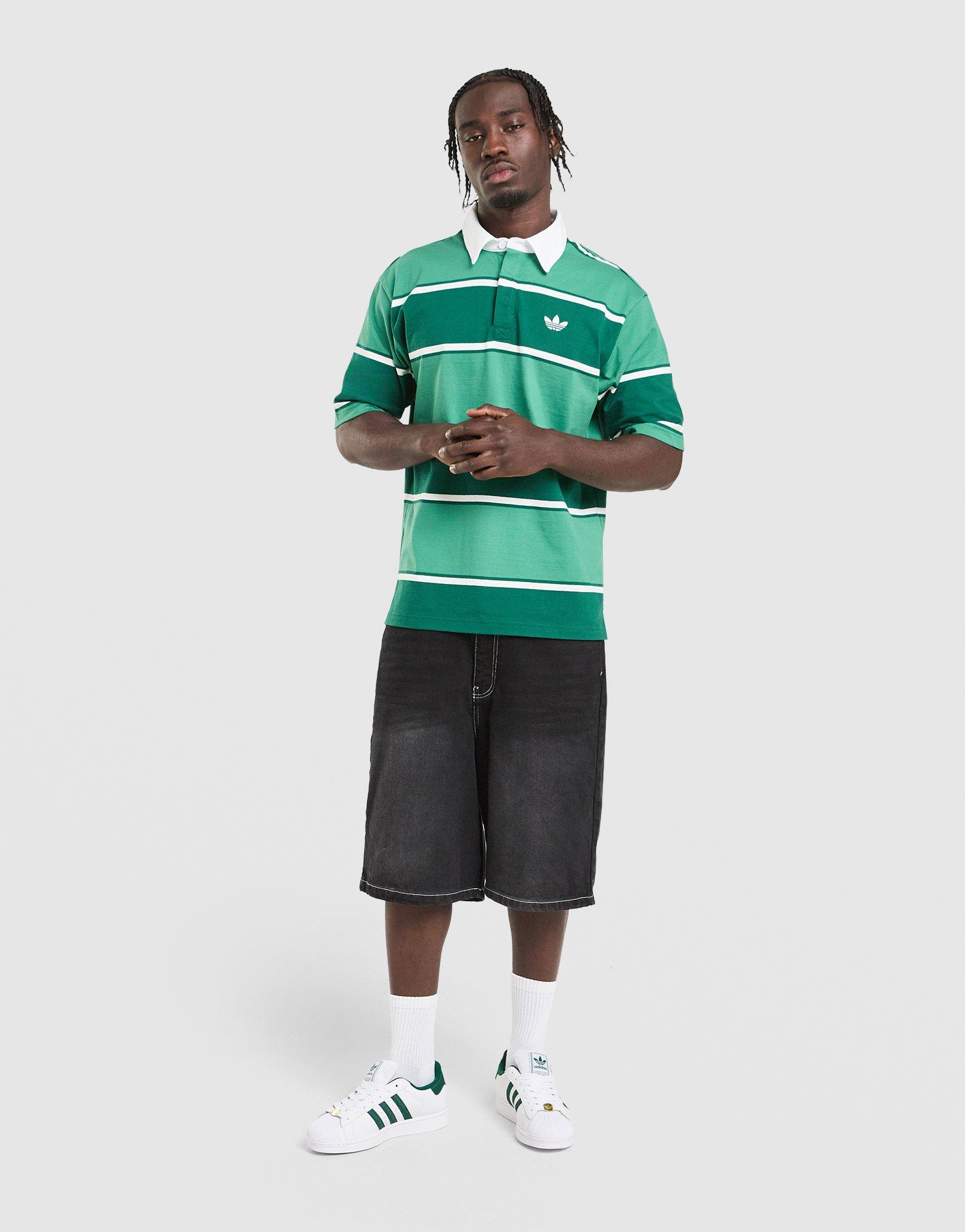 adidas Originals Striped Rugby Polo Shirt