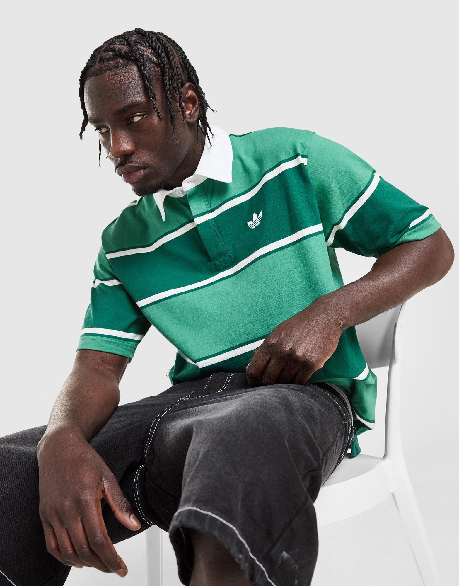 adidas Originals Striped Rugby Polo Shirt