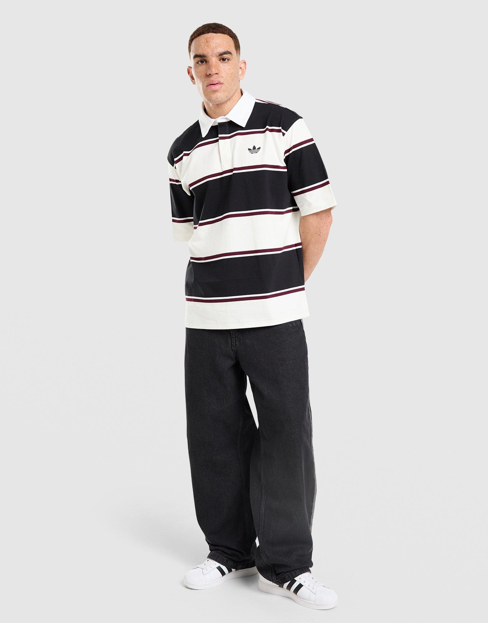 adidas Originals Striped Rugby Polo Shirt