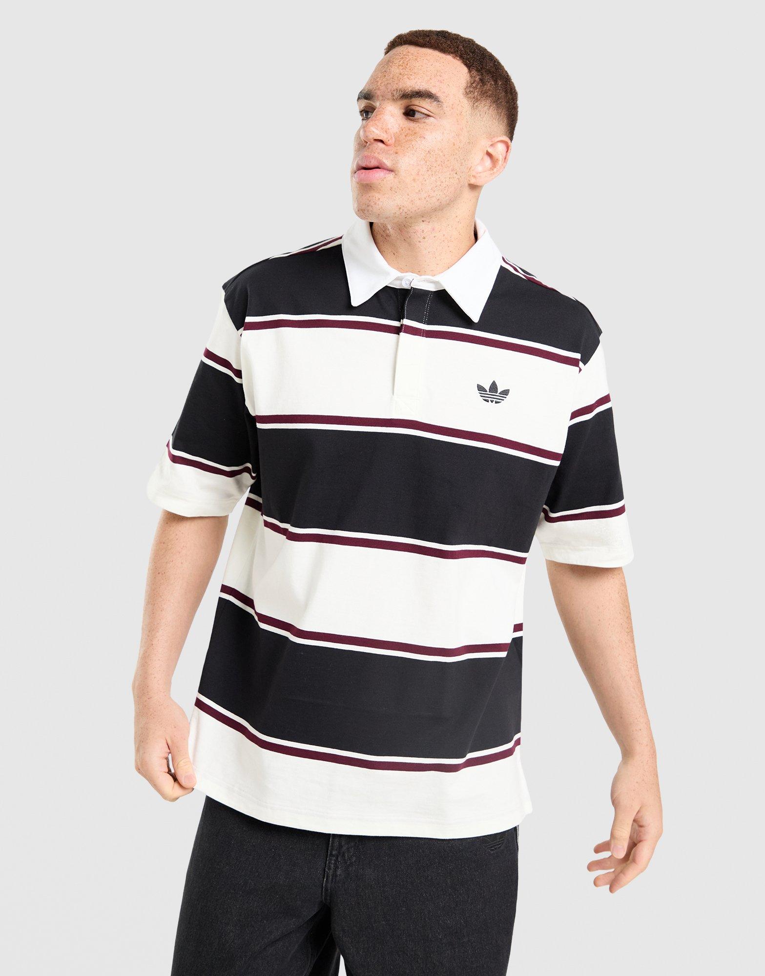 adidas Originals Striped Rugby Polo Shirt