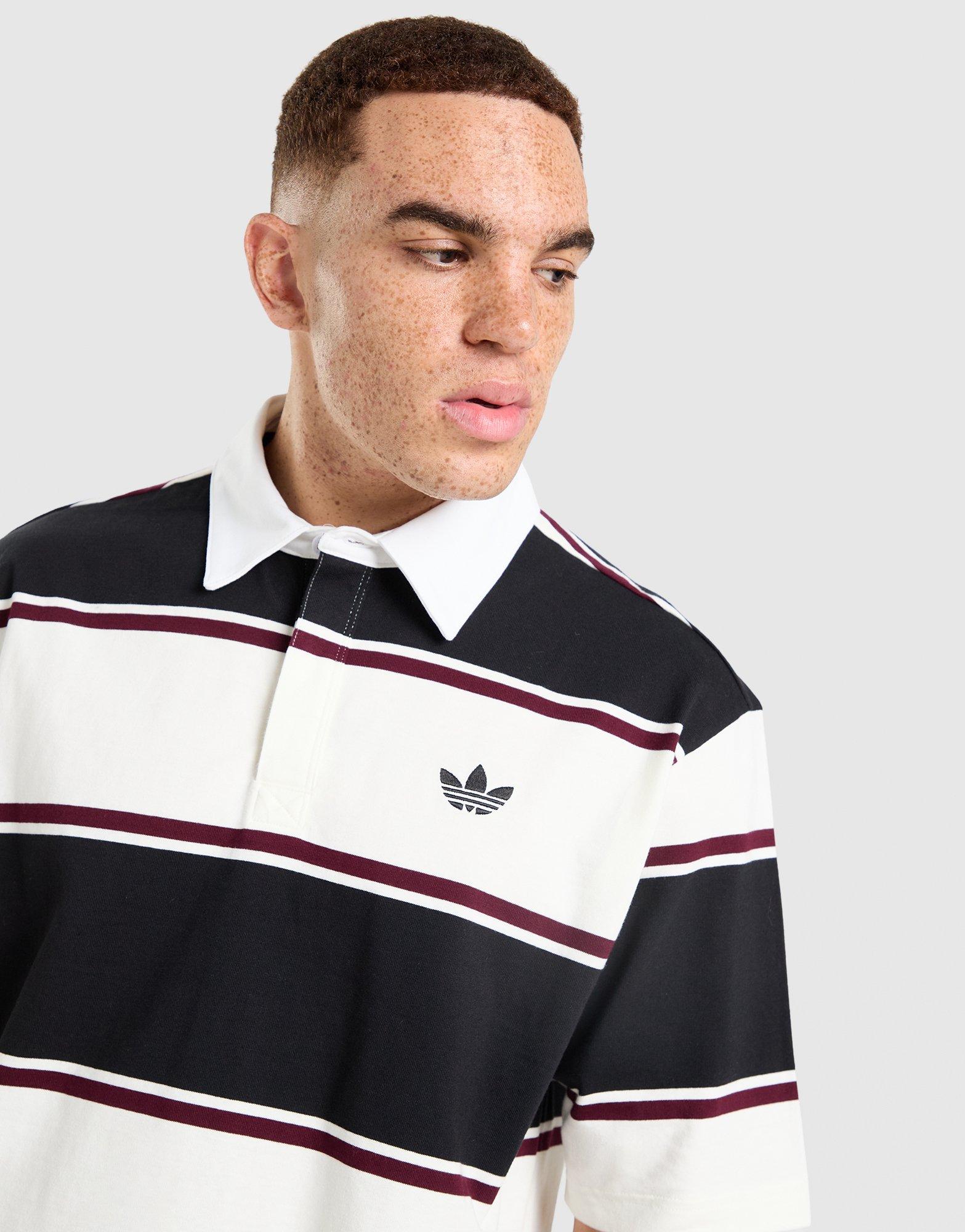 adidas Originals Striped Rugby Polo Shirt