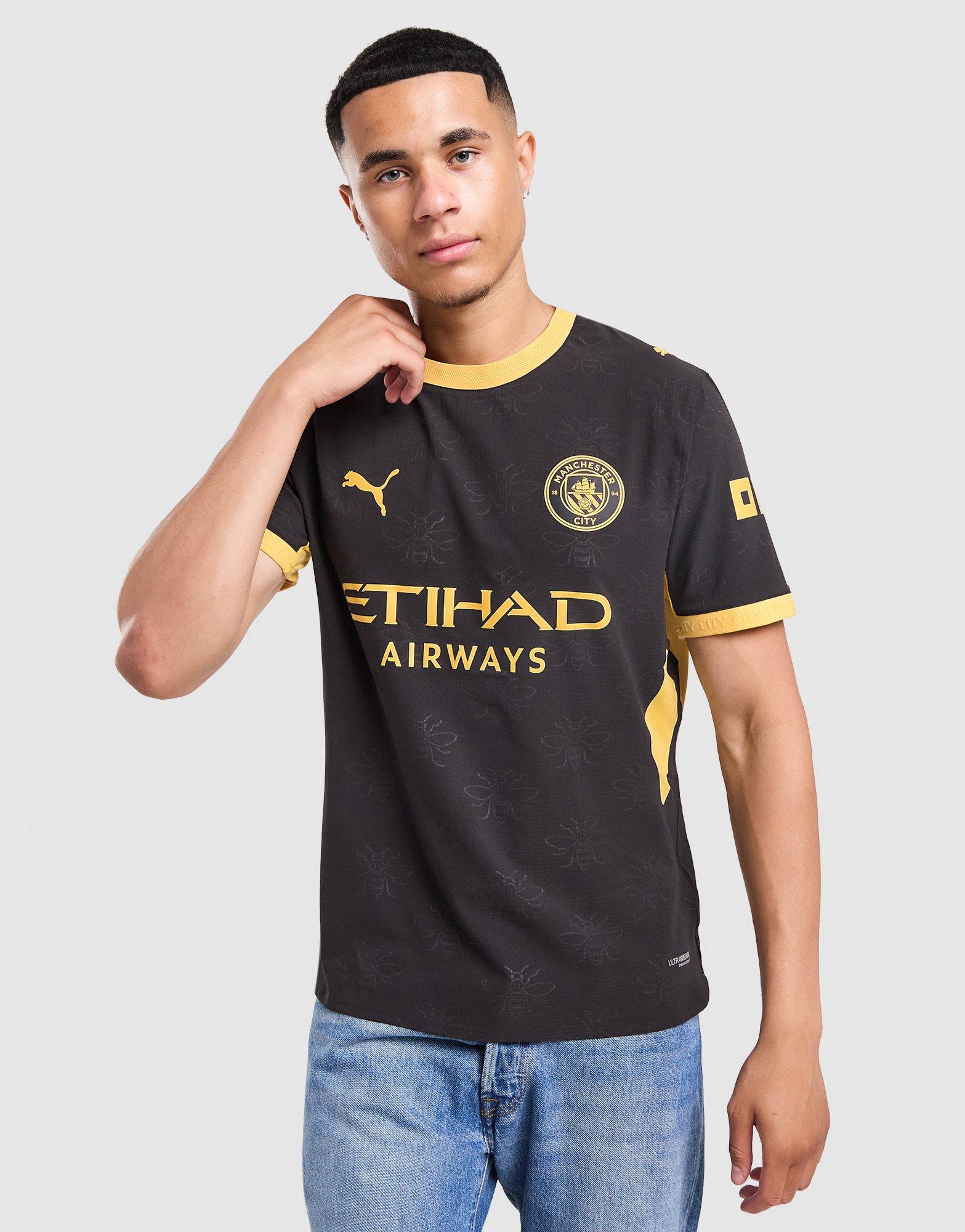 Black PUMA Manchester City FC 2026/27 Match Away Shirt - JD Sports