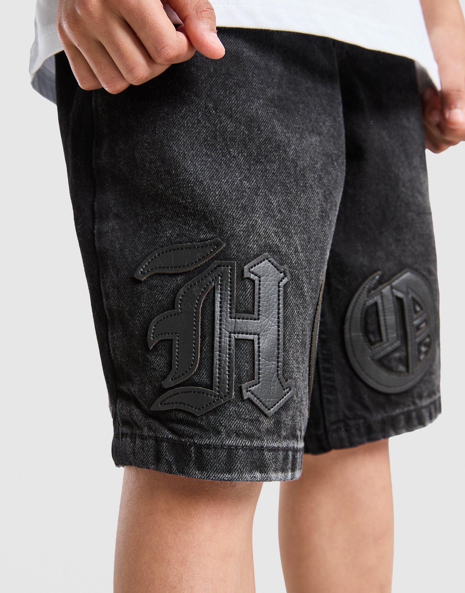 Hoodrich Gradient Denim Jorts Junior