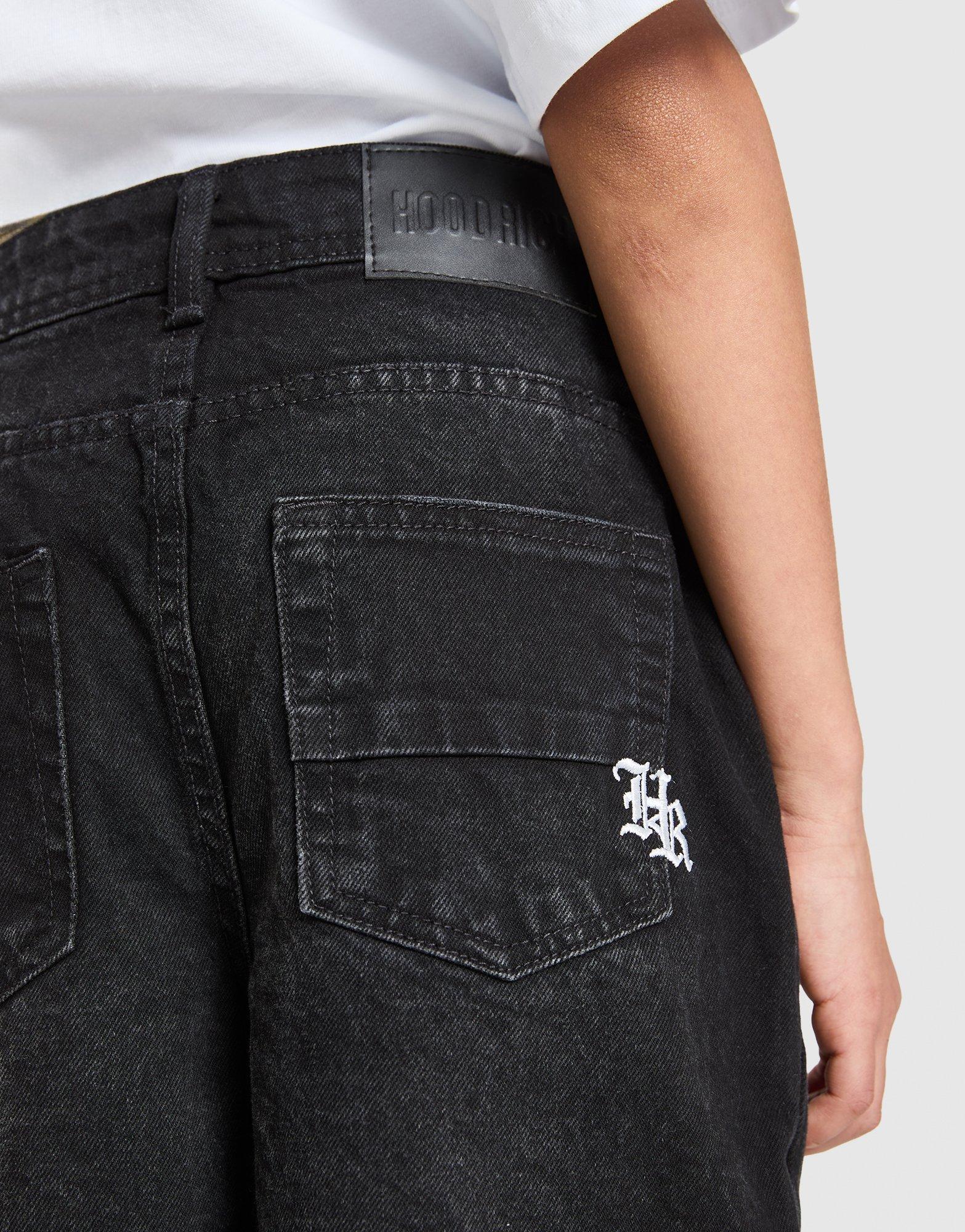 Hoodrich Gradient Denim Jorts Junior