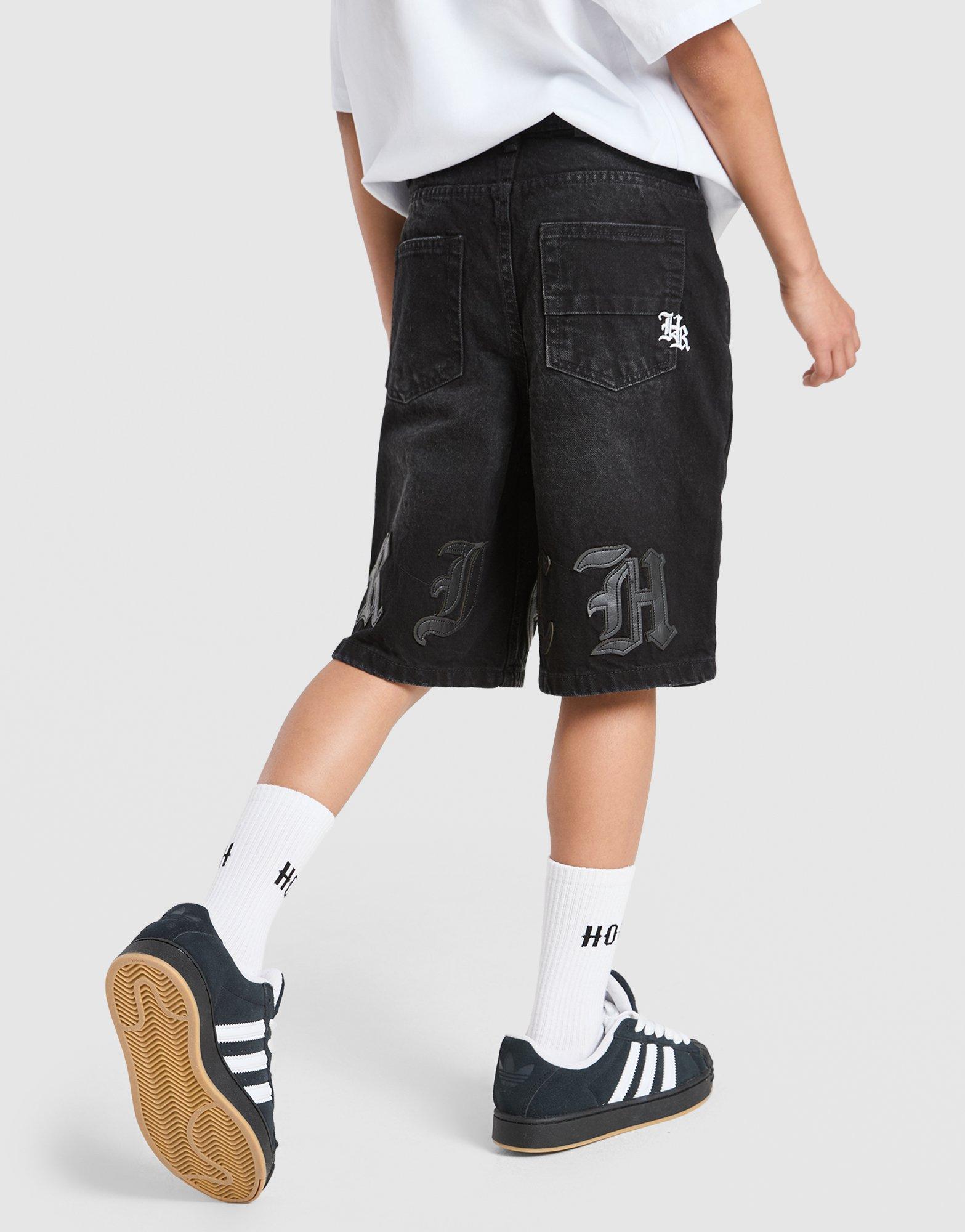 Hoodrich Gradient Denim Jorts Junior