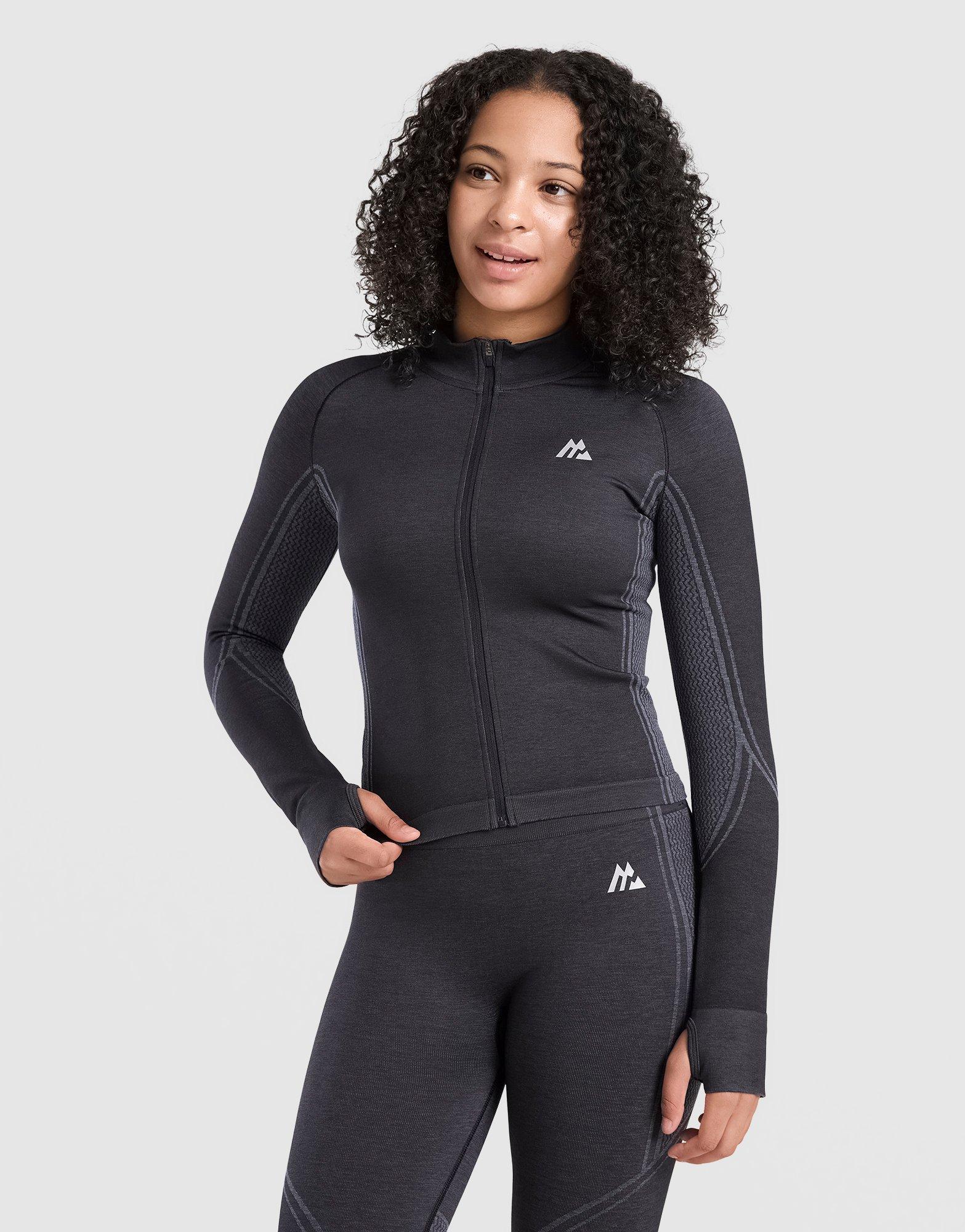 MONTIREX Girls' Harmony Seamless Full Zip Top Junior