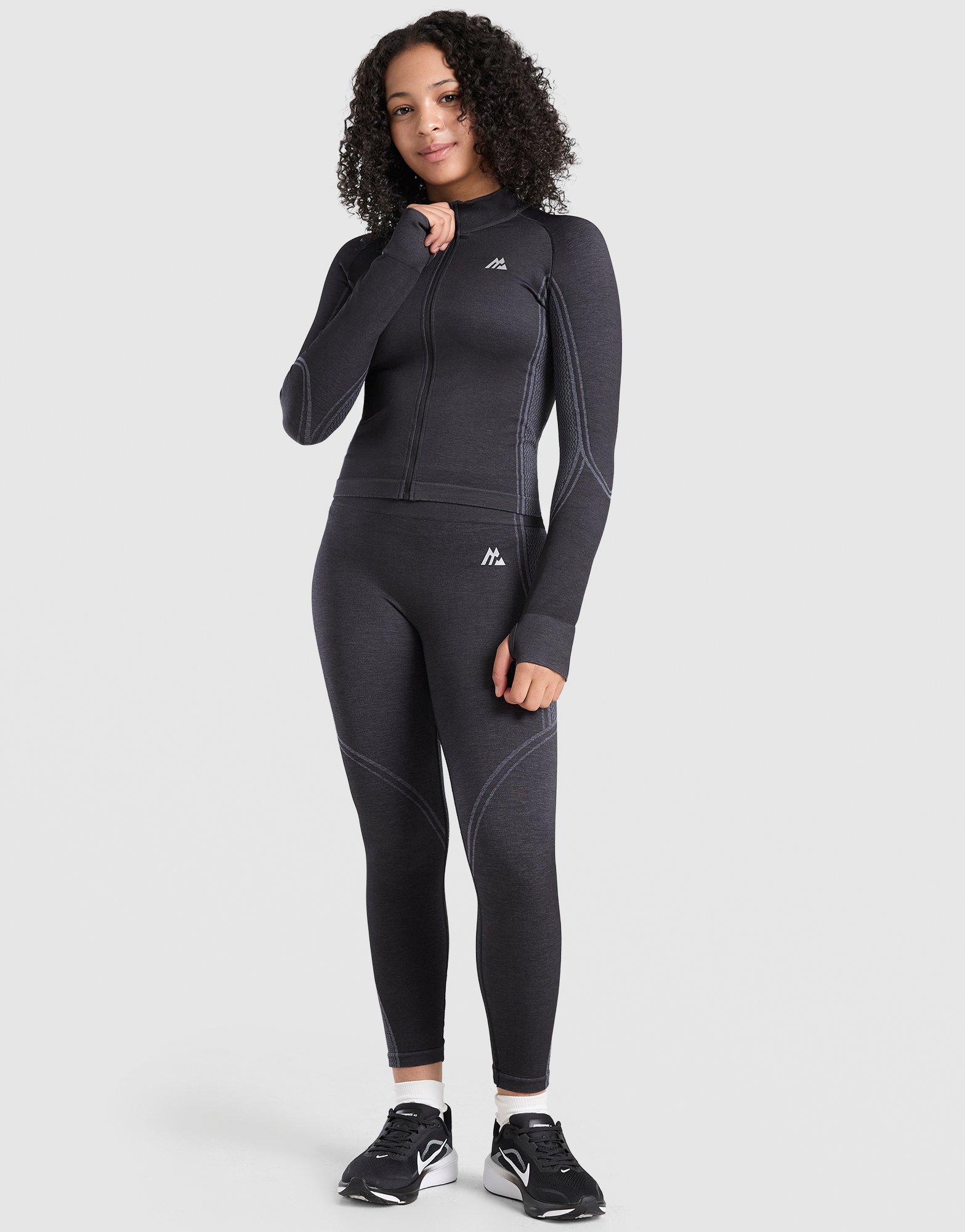 MONTIREX Girls' Harmony Seamless Full Zip Top Junior