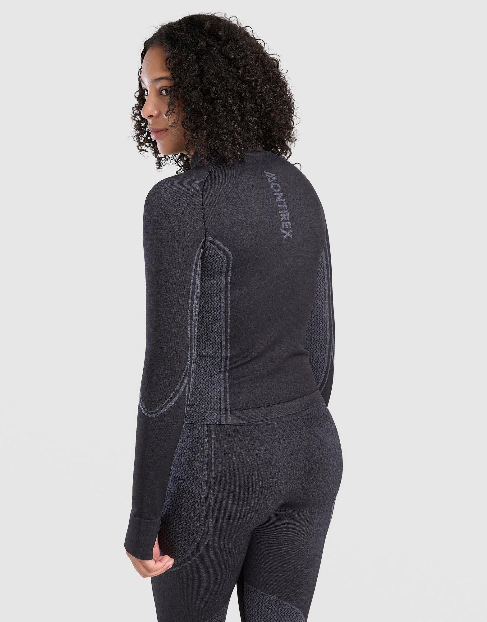 MONTIREX Girls' Harmony Seamless Full Zip Top Junior