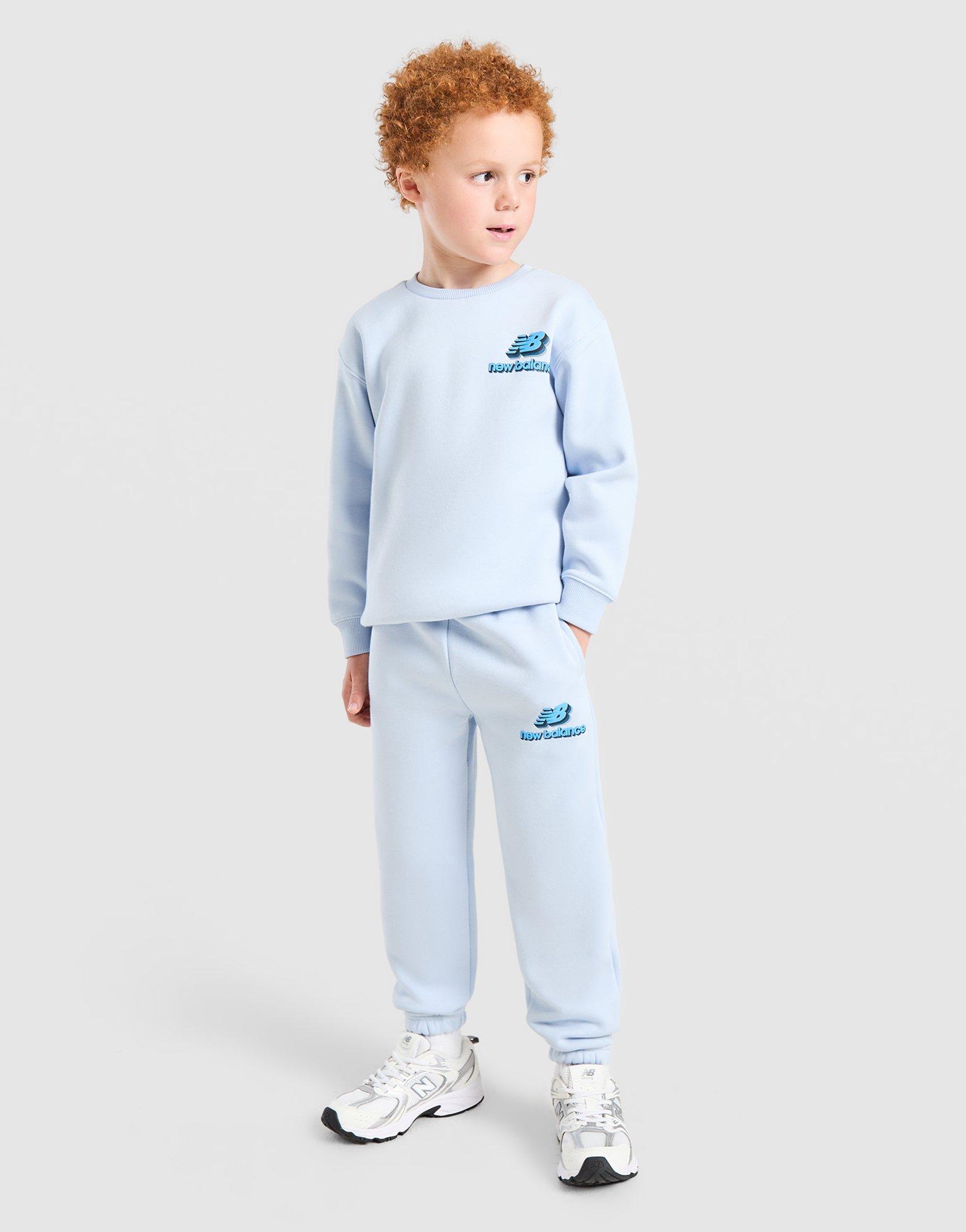 New Balance Stack Bubble Crew Tracksuit Children