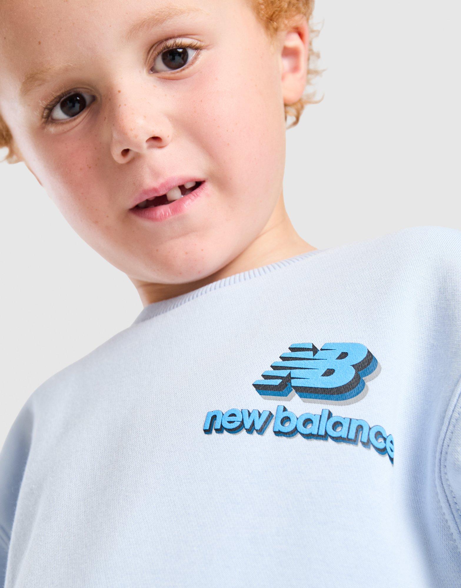 New Balance Stack Bubble Crew Tracksuit Children