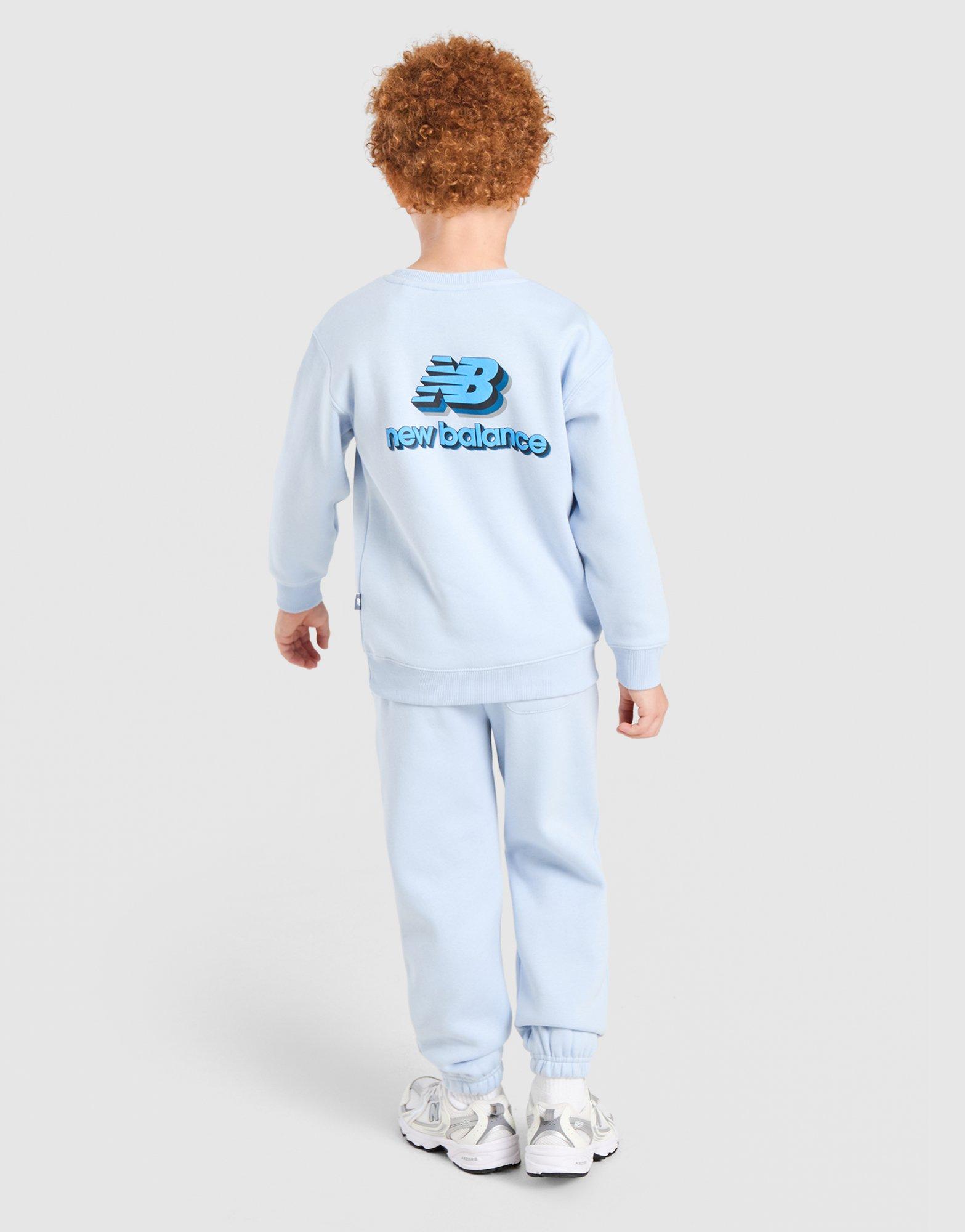 New Balance Stack Bubble Crew Tracksuit Children