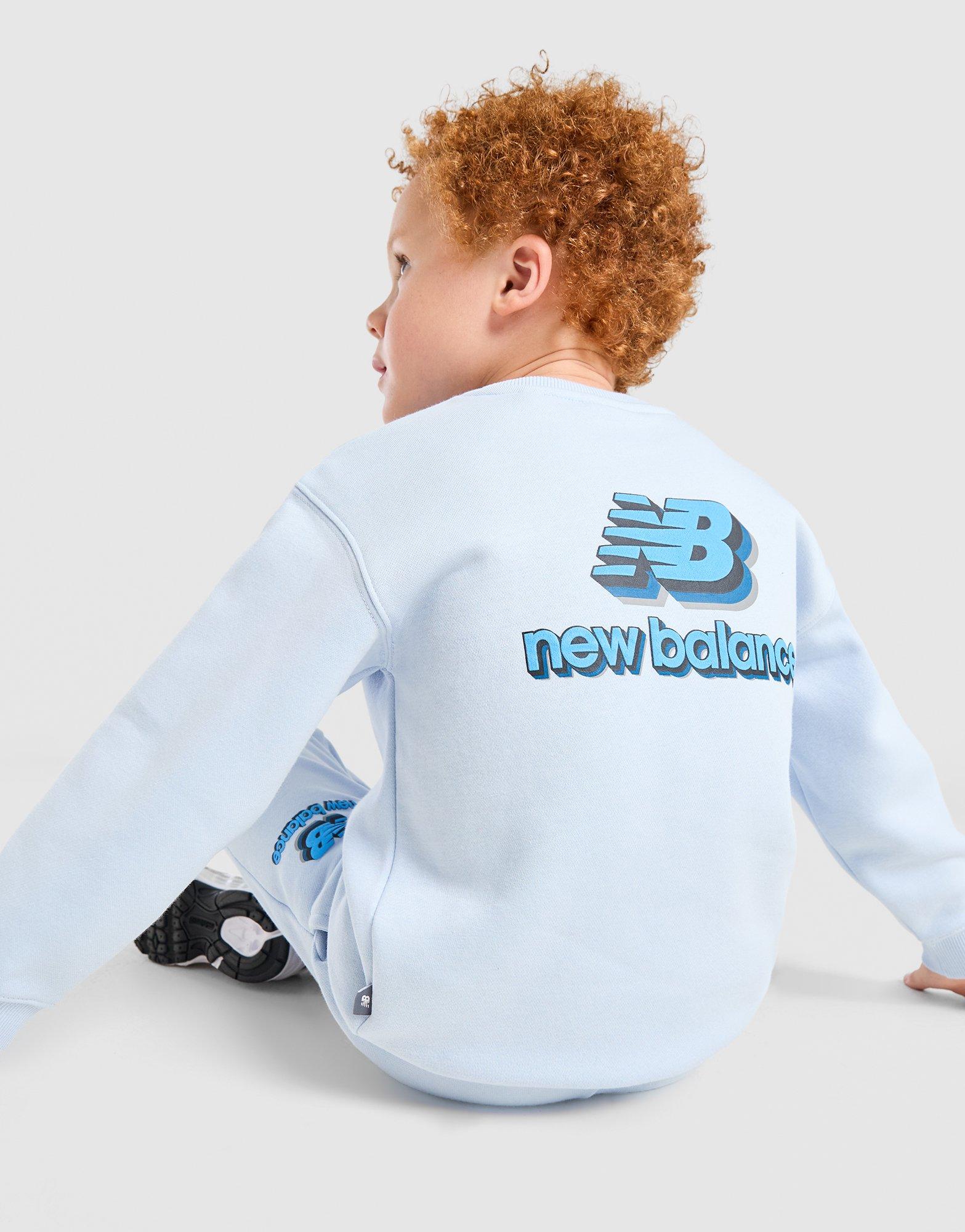 New Balance Stack Bubble Crew Tracksuit Children