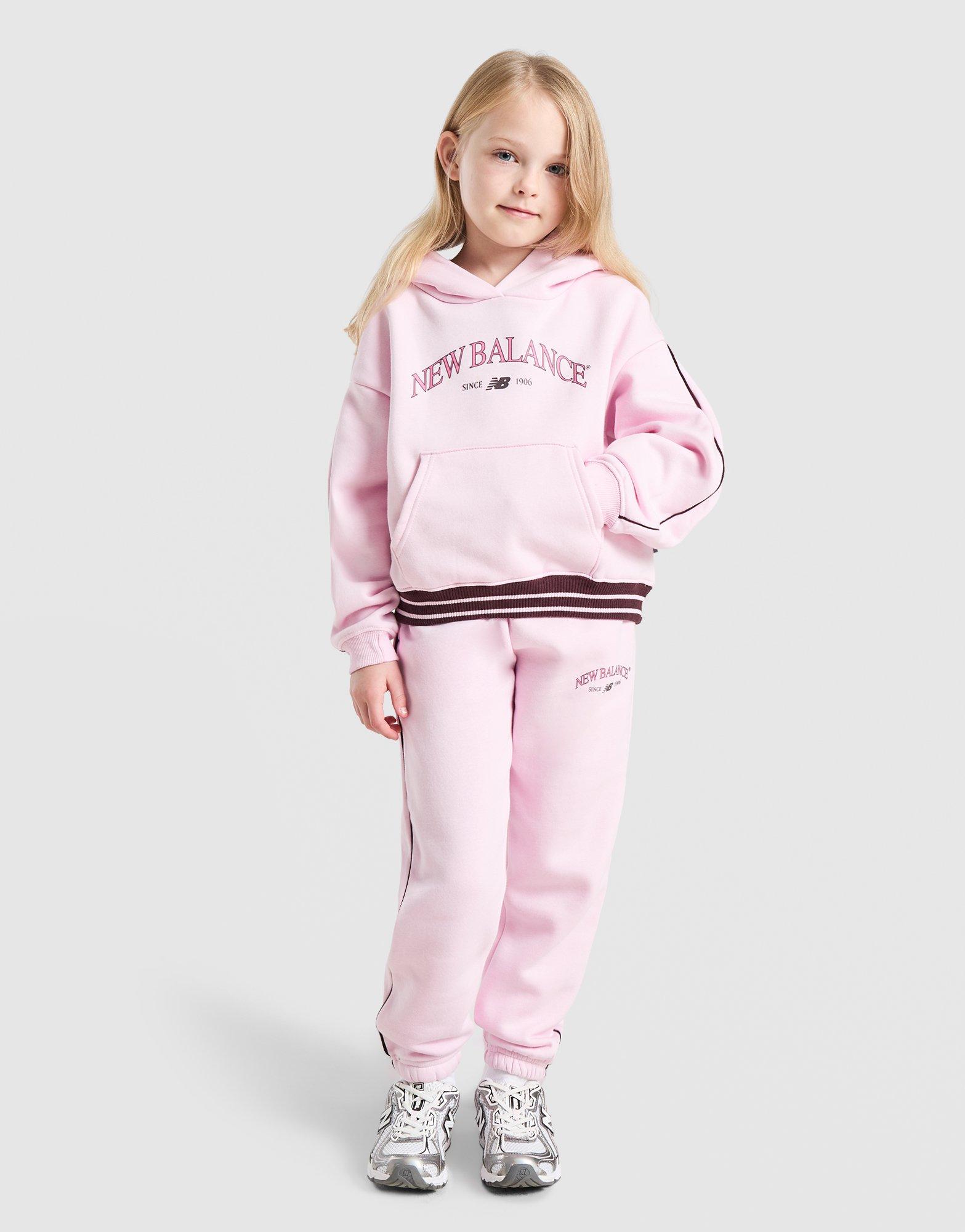 New Balance Girls' Varsity Overhead Tracksuit Children