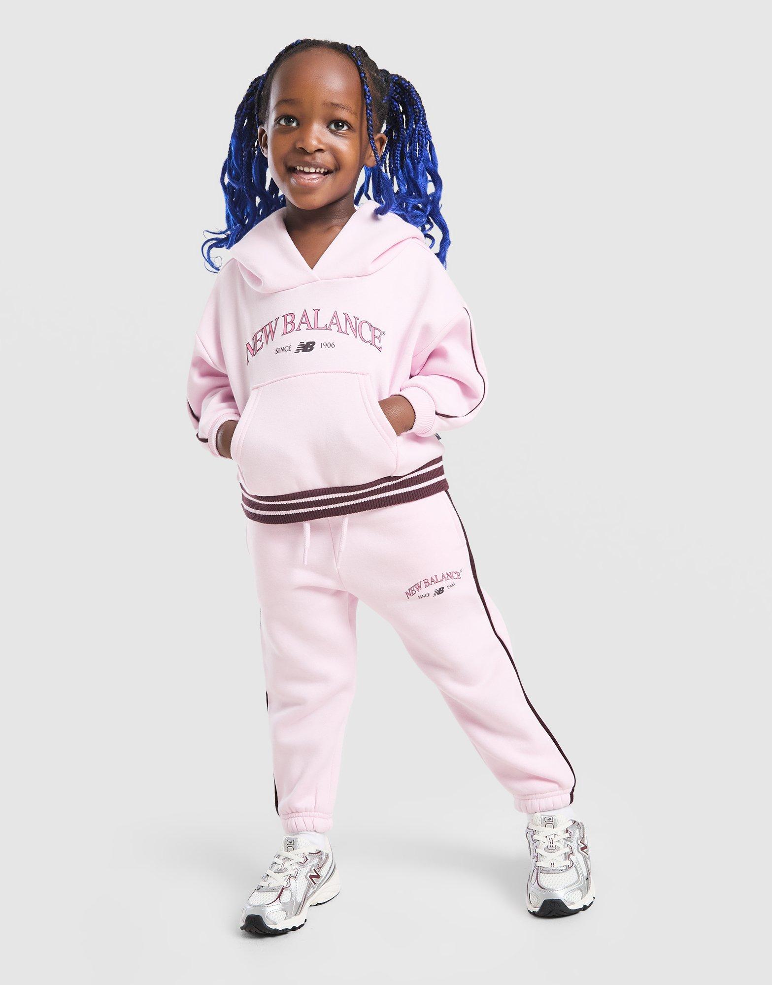 New Balance Girls' Varsity Overhead Tracksuit Infant