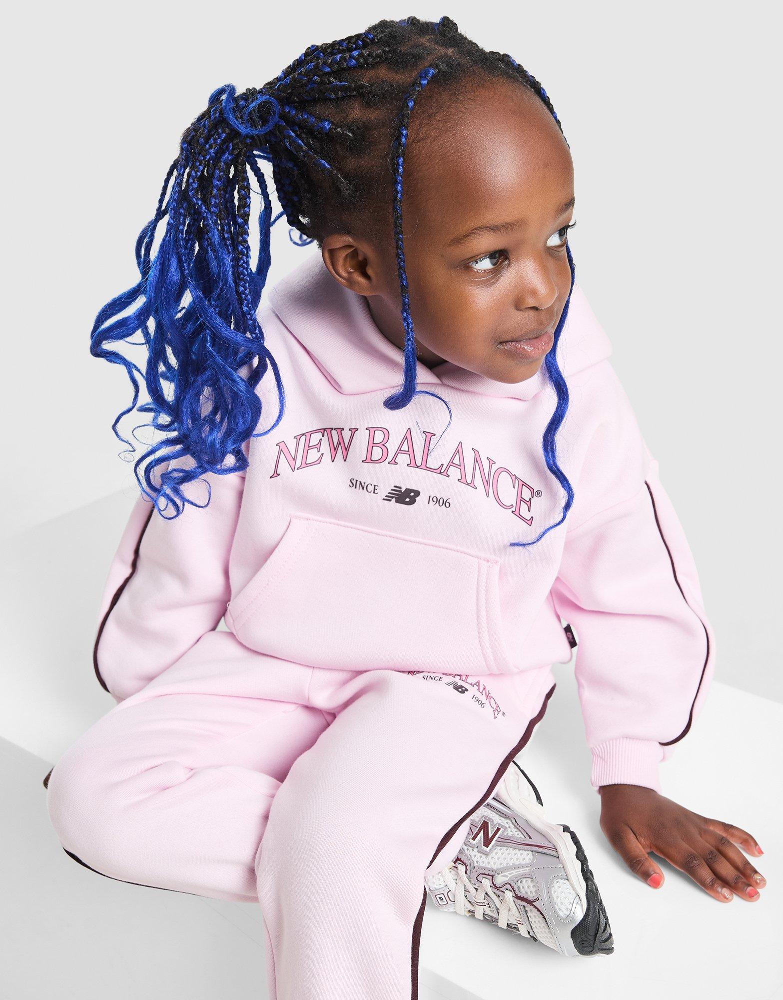 New Balance Girls' Varsity Overhead Tracksuit Infant