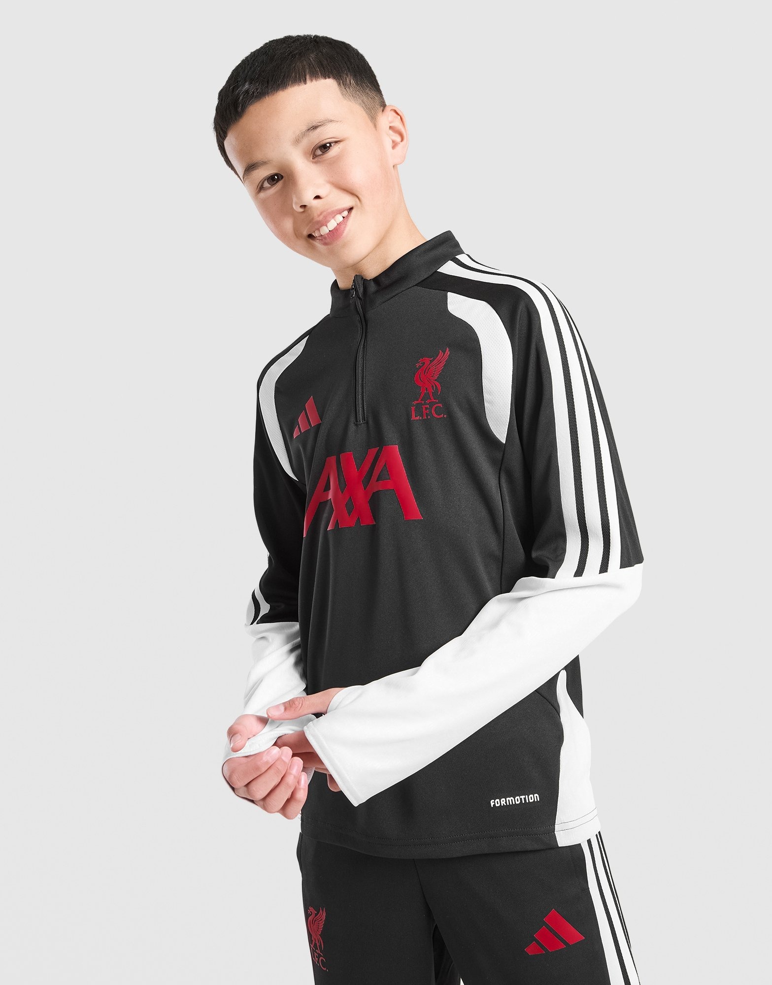 Black adidas Liverpool FC Tiro 26 Training Track Top Junior - JD