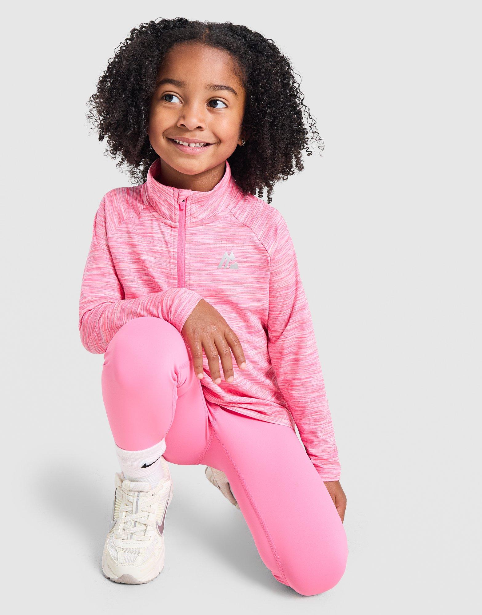 MONTIREX Girls' Trail 1/4 Zip/ Leggins Set Children