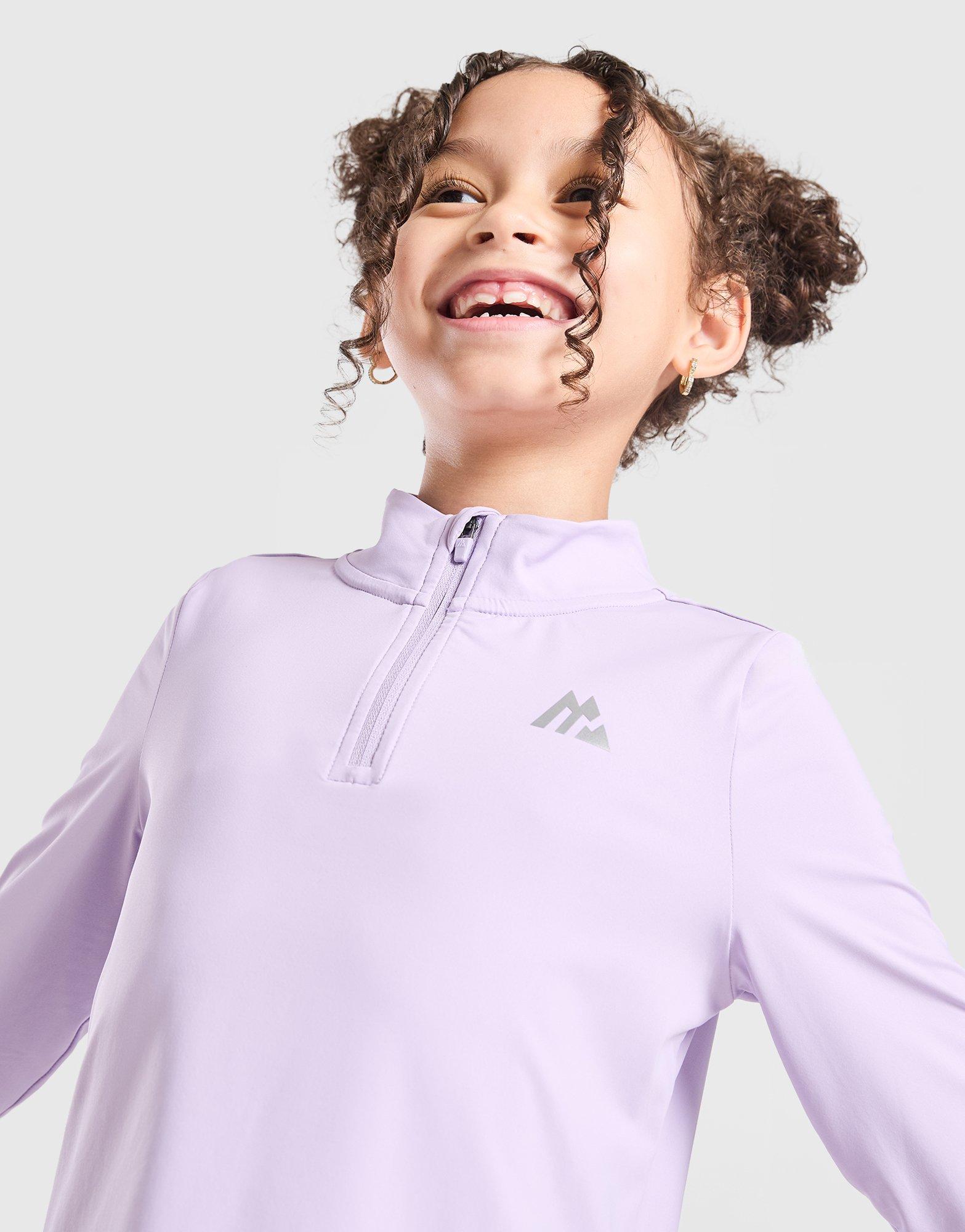 MONTIREX Girls' Bounce 1/4 Zip Top/Leggings Set Children