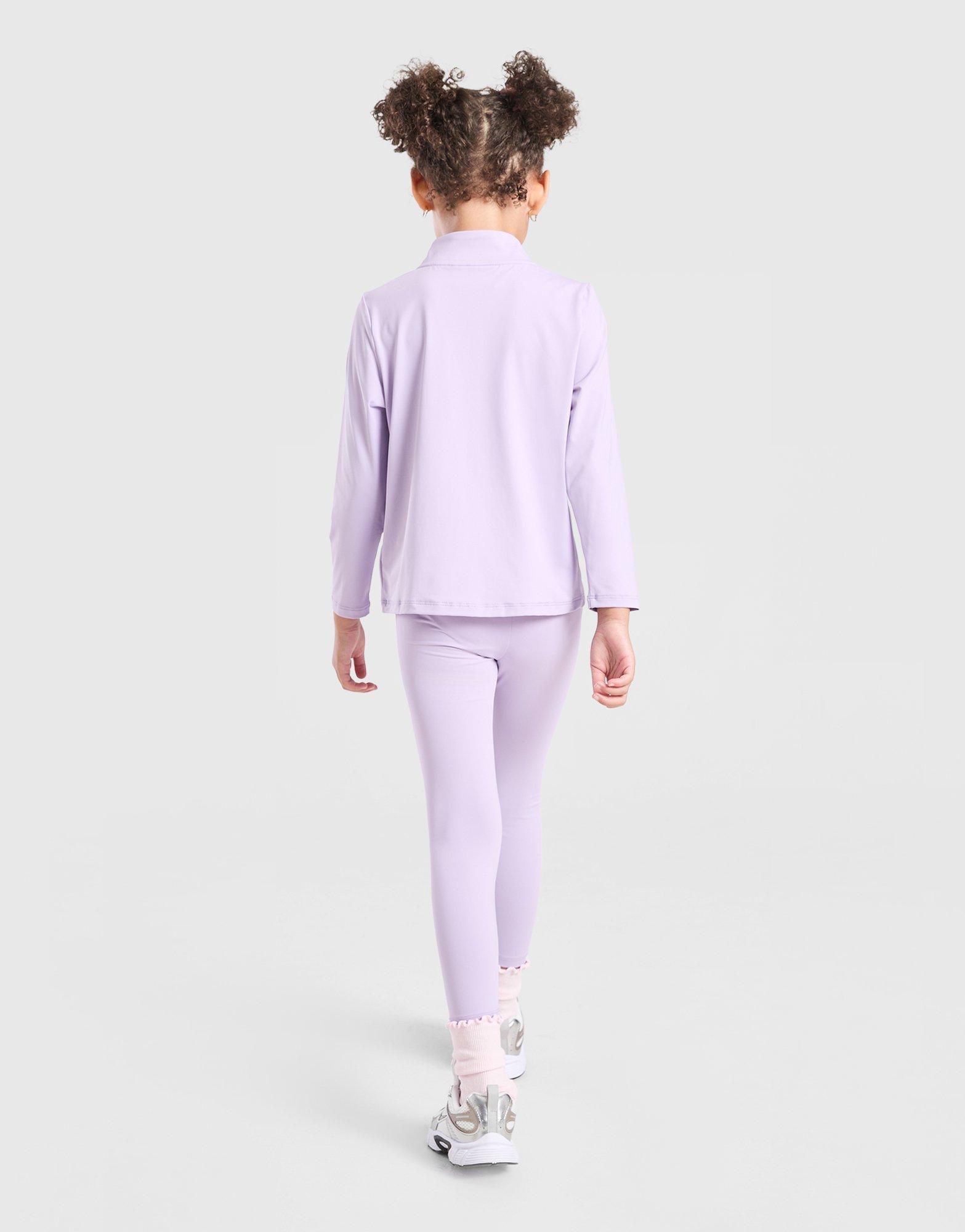 MONTIREX Girls' Bounce 1/4 Zip Top/Leggings Set Children