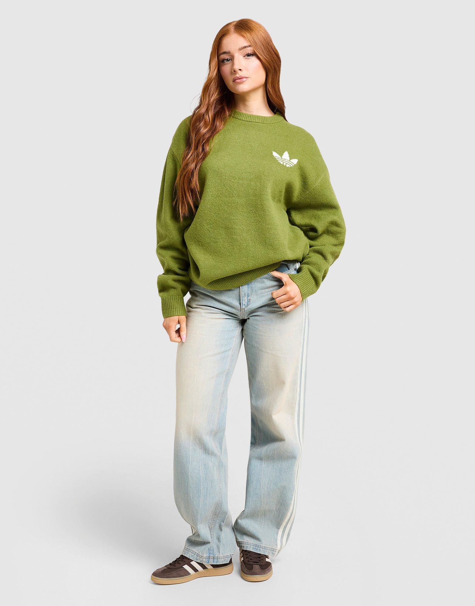 adidas Originals Trefoil Knit Crew Sweatshirt