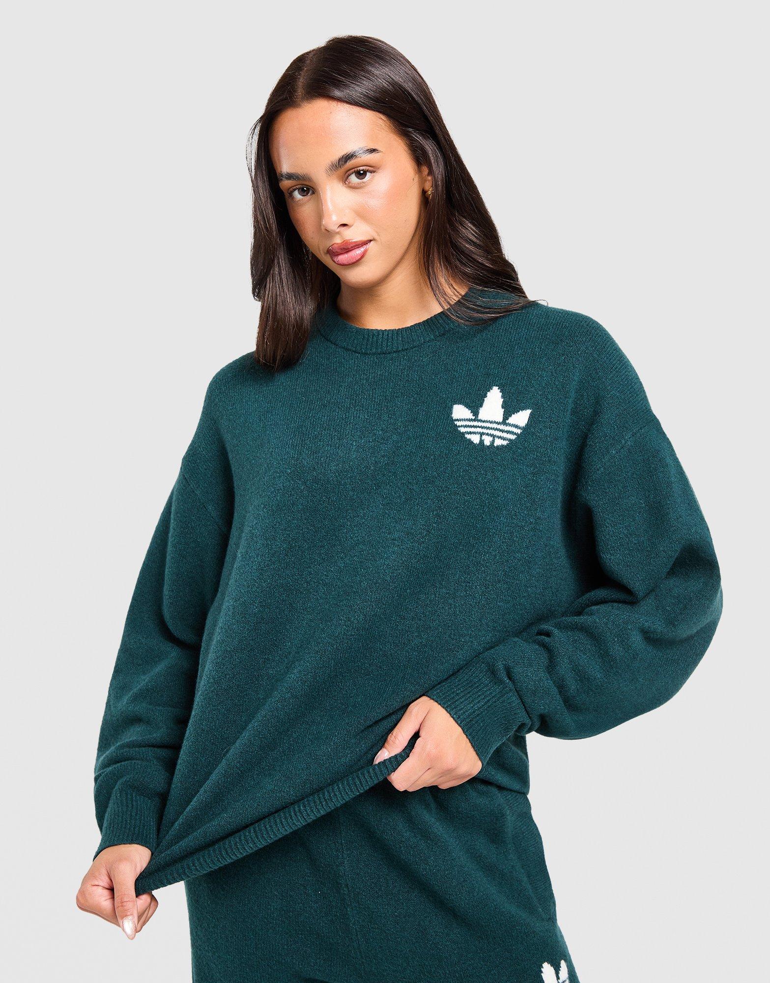adidas Originals Trefoil Knit Crew Sweatshirt