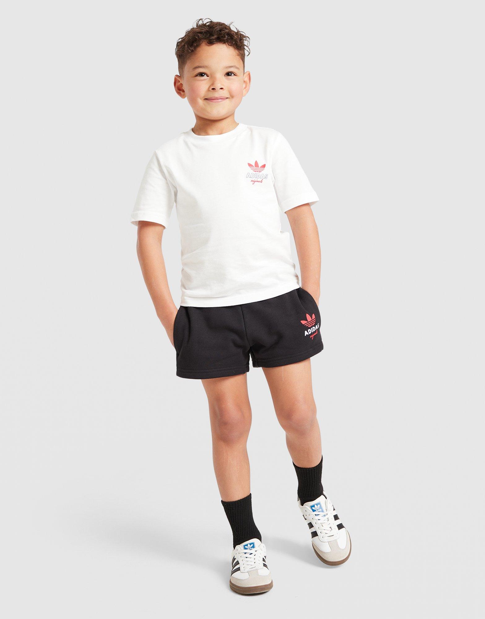 adidas Originals Cafe T-Shirt/Shorts Set Children