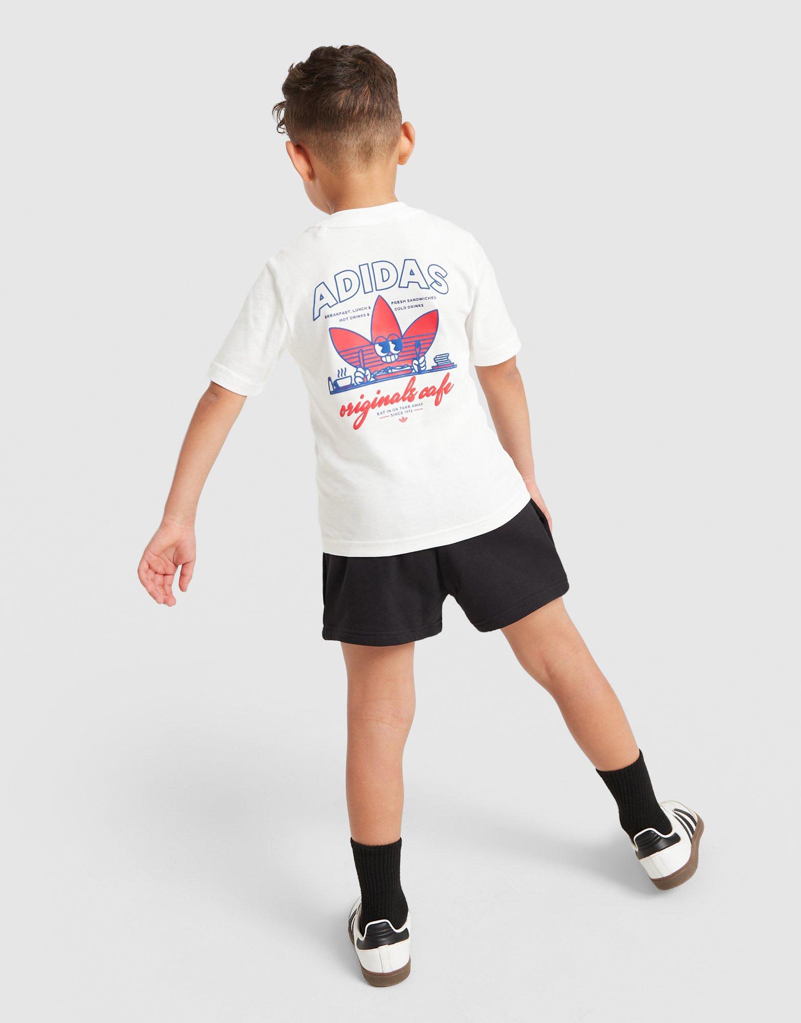 adidas Originals Cafe T-Shirt/Shorts Set Children