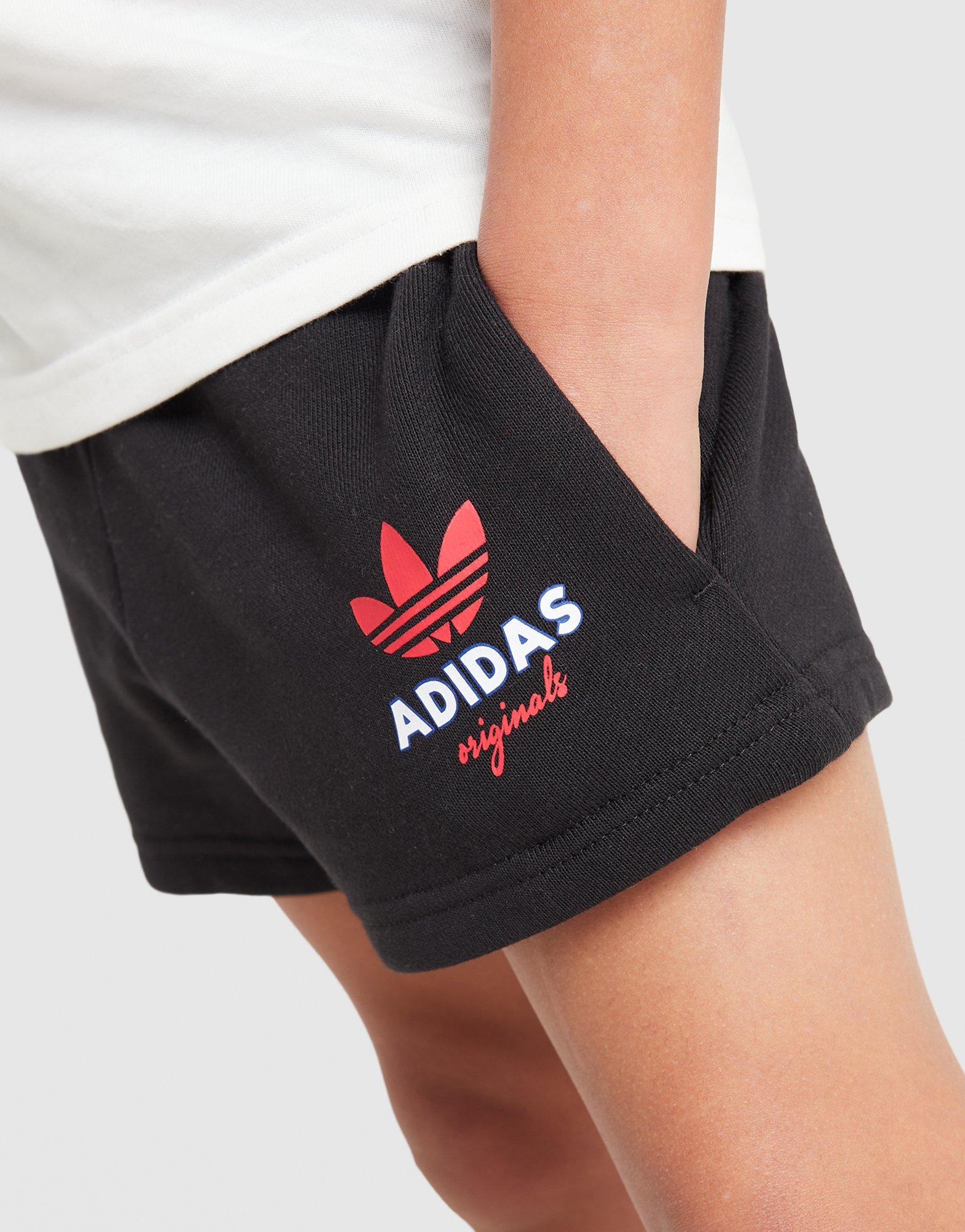 adidas Originals Cafe T-Shirt/Shorts Set Children