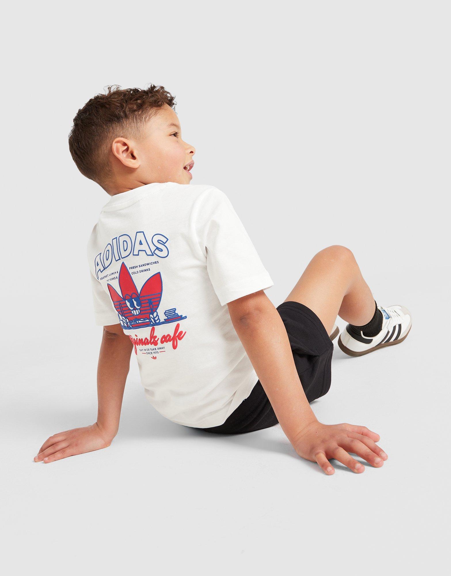 adidas Originals Cafe T-Shirt/Shorts Set Children