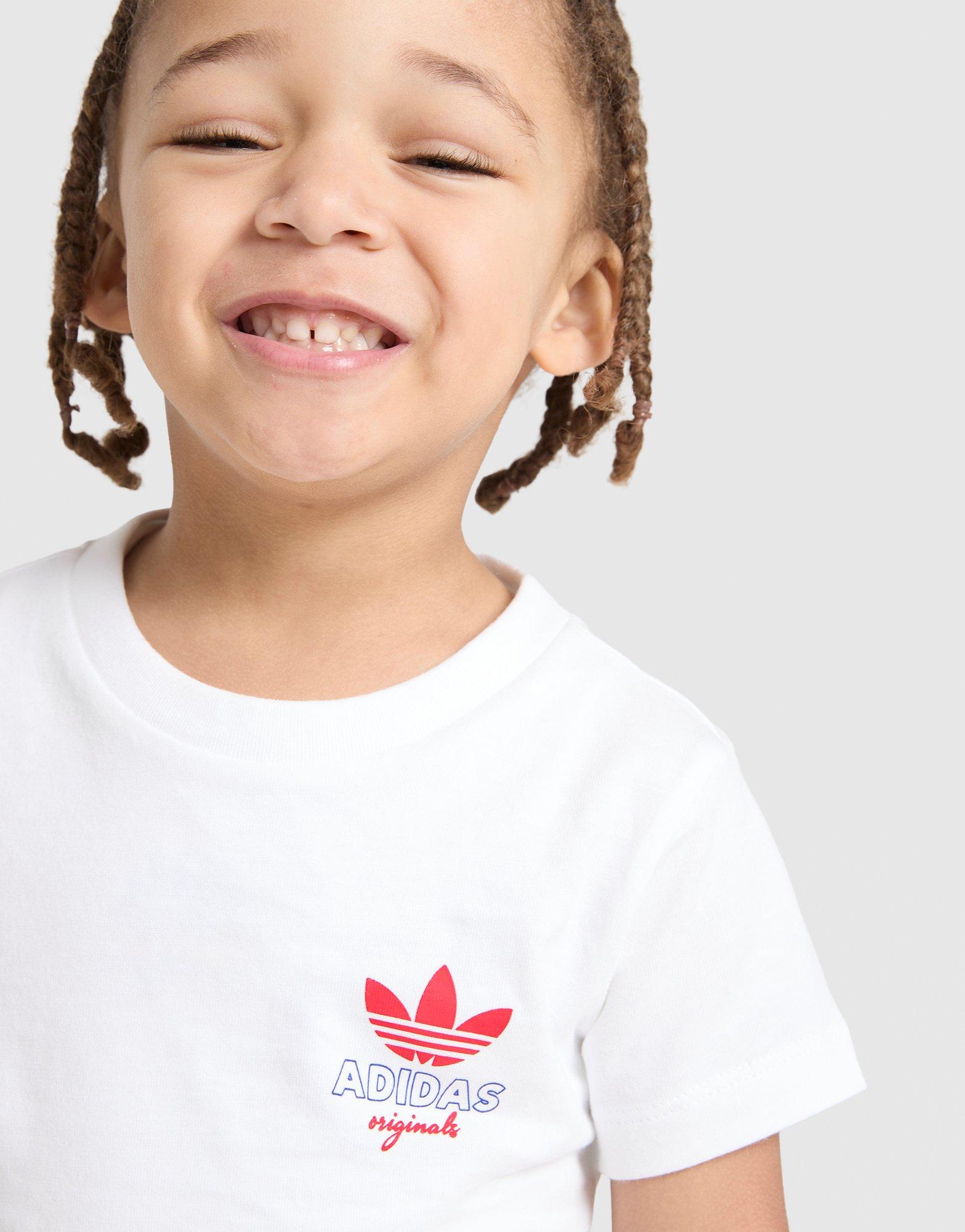 adidas Originals Cafe T-Shirt/Shorts Set Infant