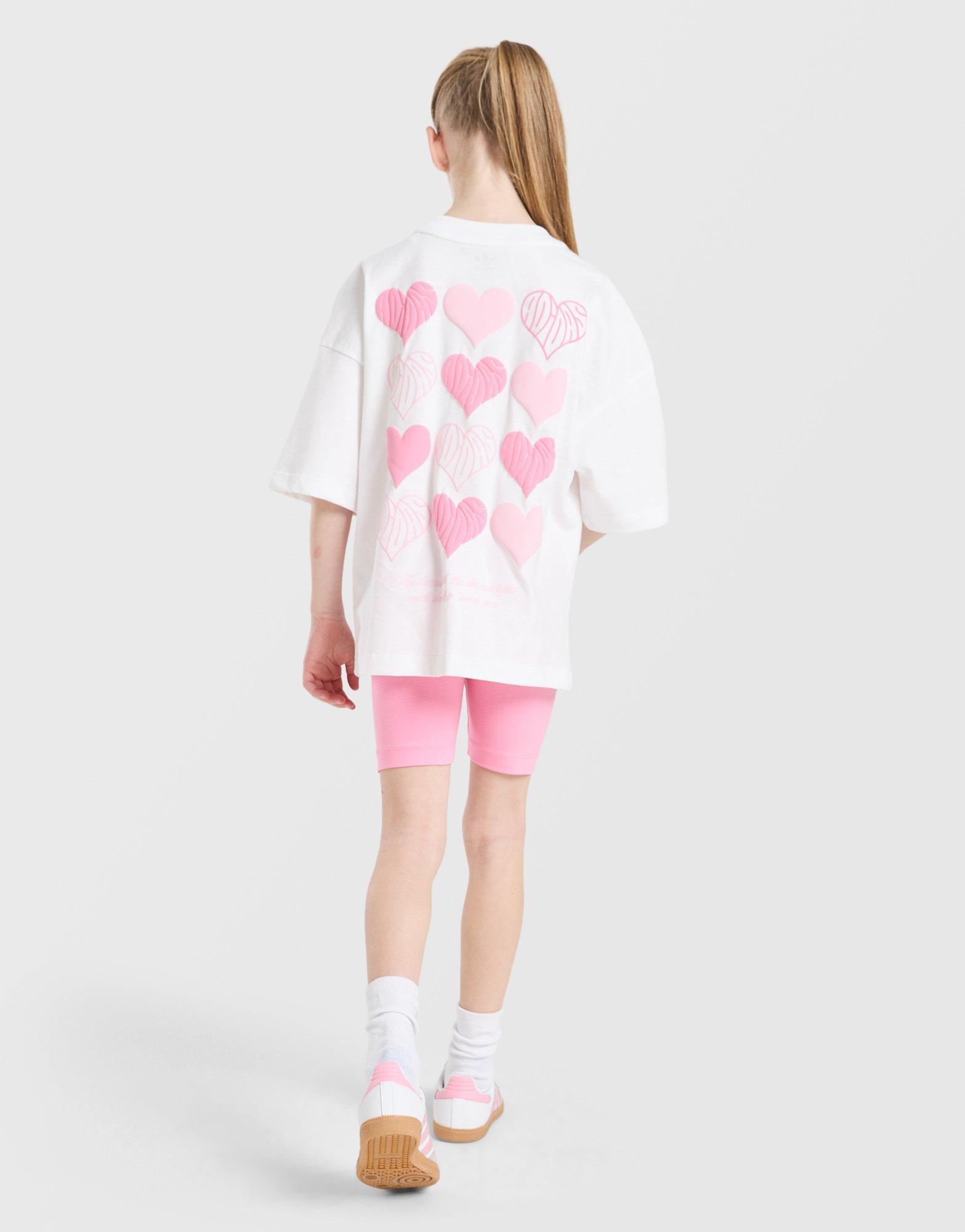 adidas Originals Conjunto camiseta/pantalón Corto Heart Girls' Infantil
