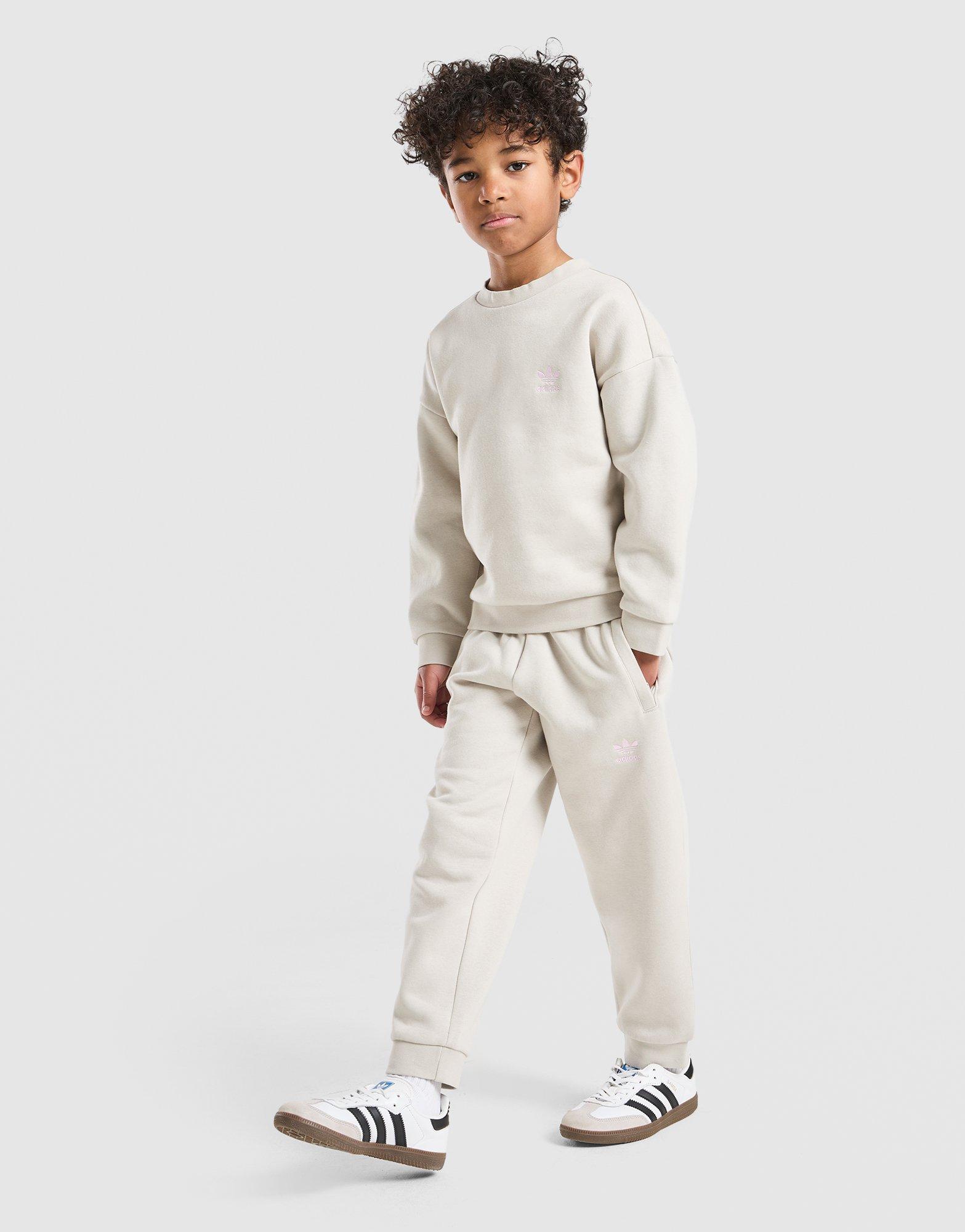 adidas Originals Trefoil Essential Crew Tracksuit Children