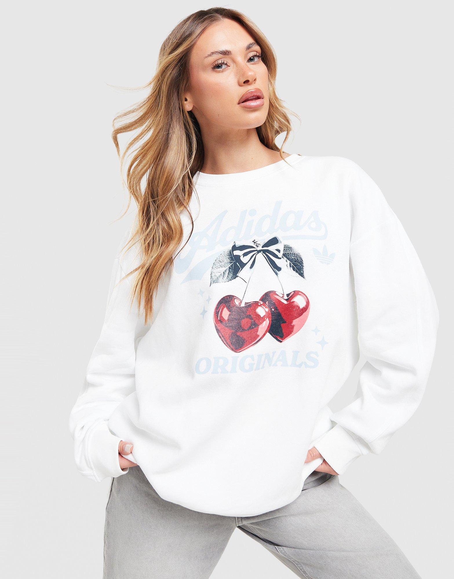 adidas Originals Cherry Boyfriend Crew Sweatshirt