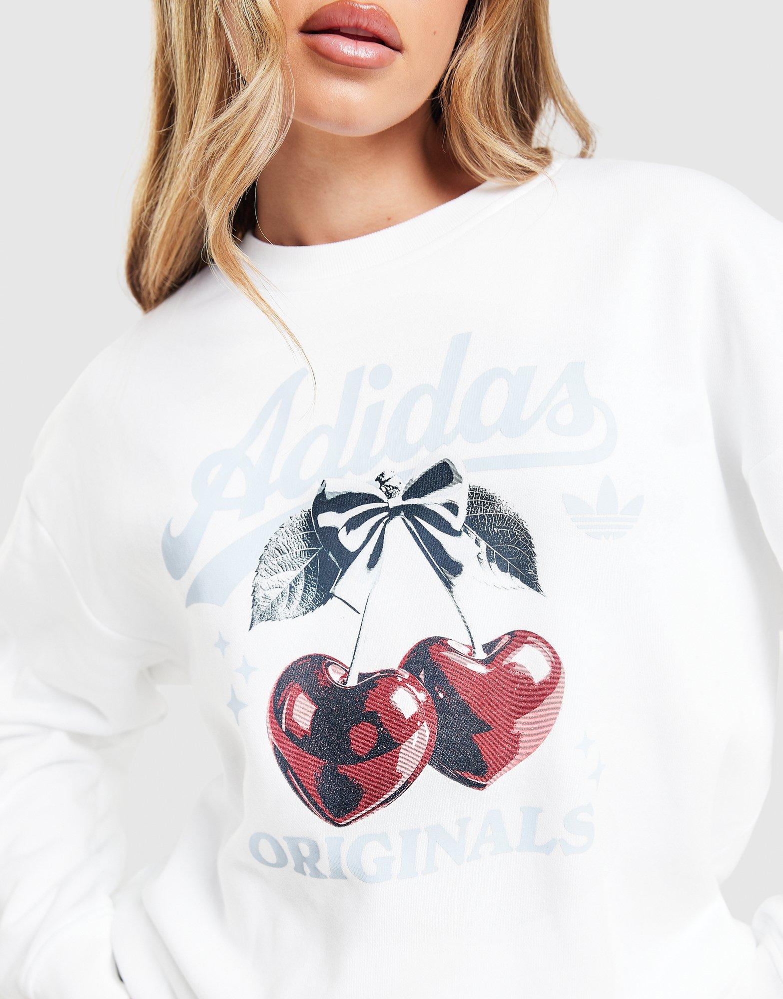 adidas Originals Cherry Boyfriend Crew Sweatshirt