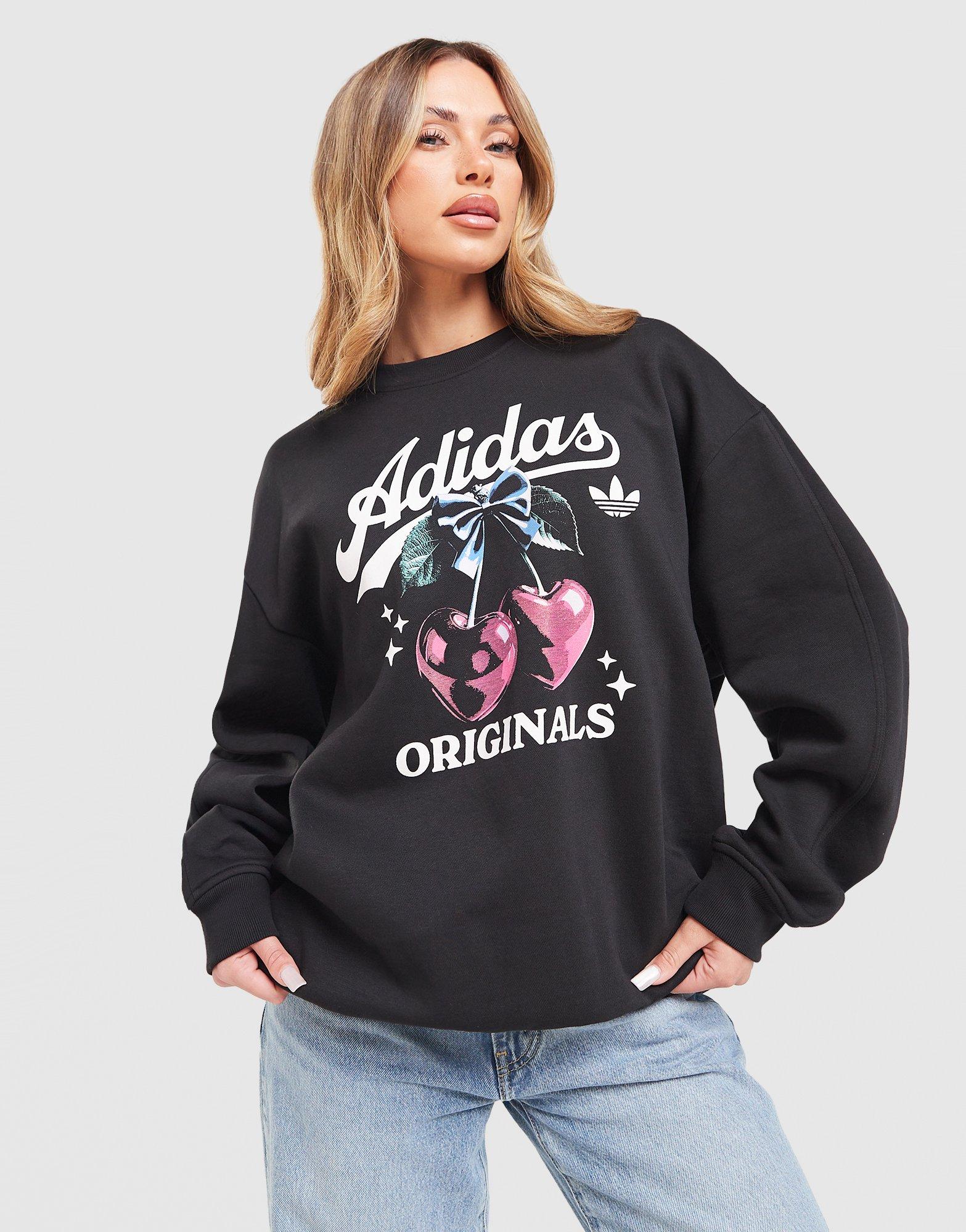 adidas Originals Cherry Boyfriend Crew Sweatshirt