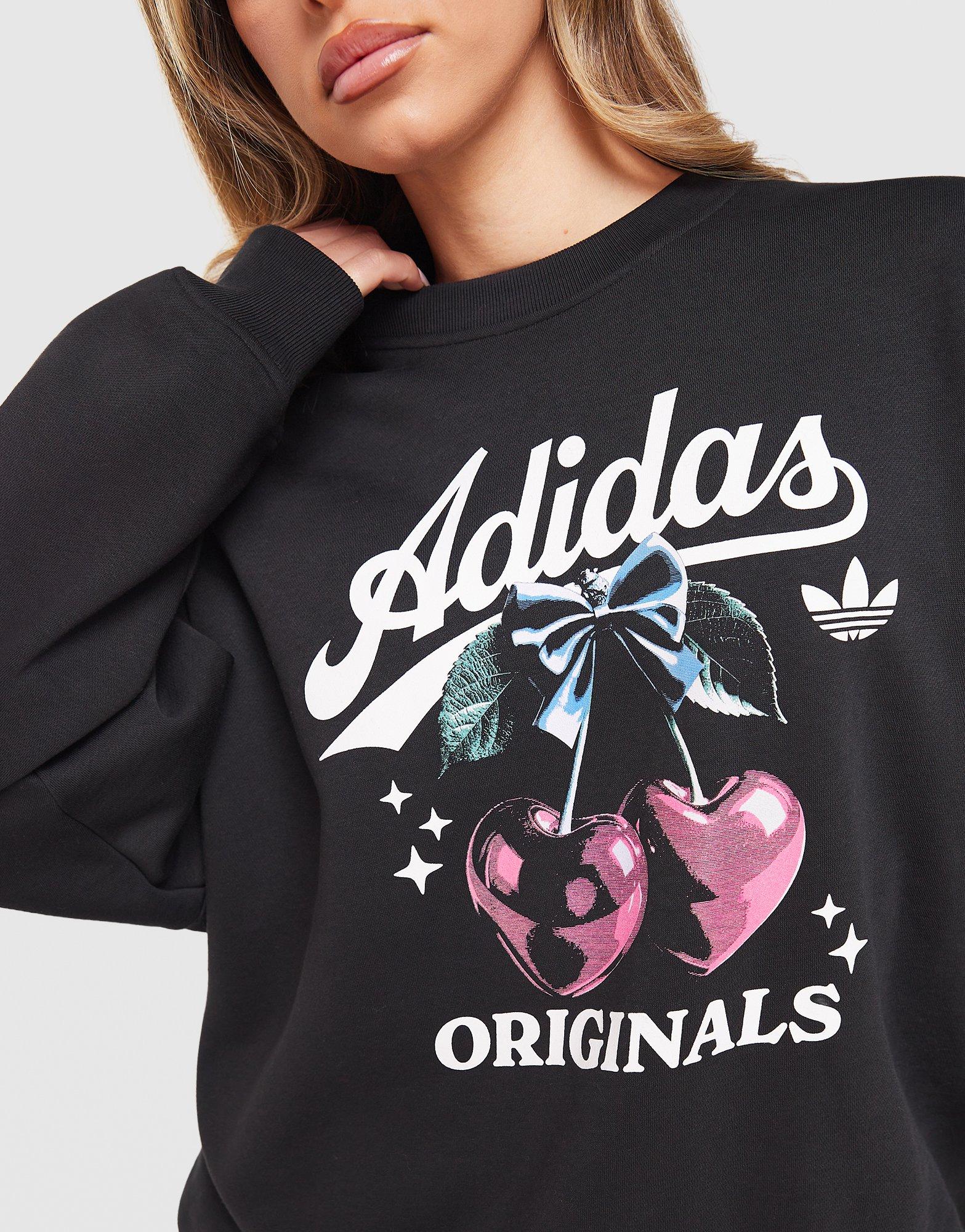 adidas Originals Cherry Boyfriend Crew Sweatshirt