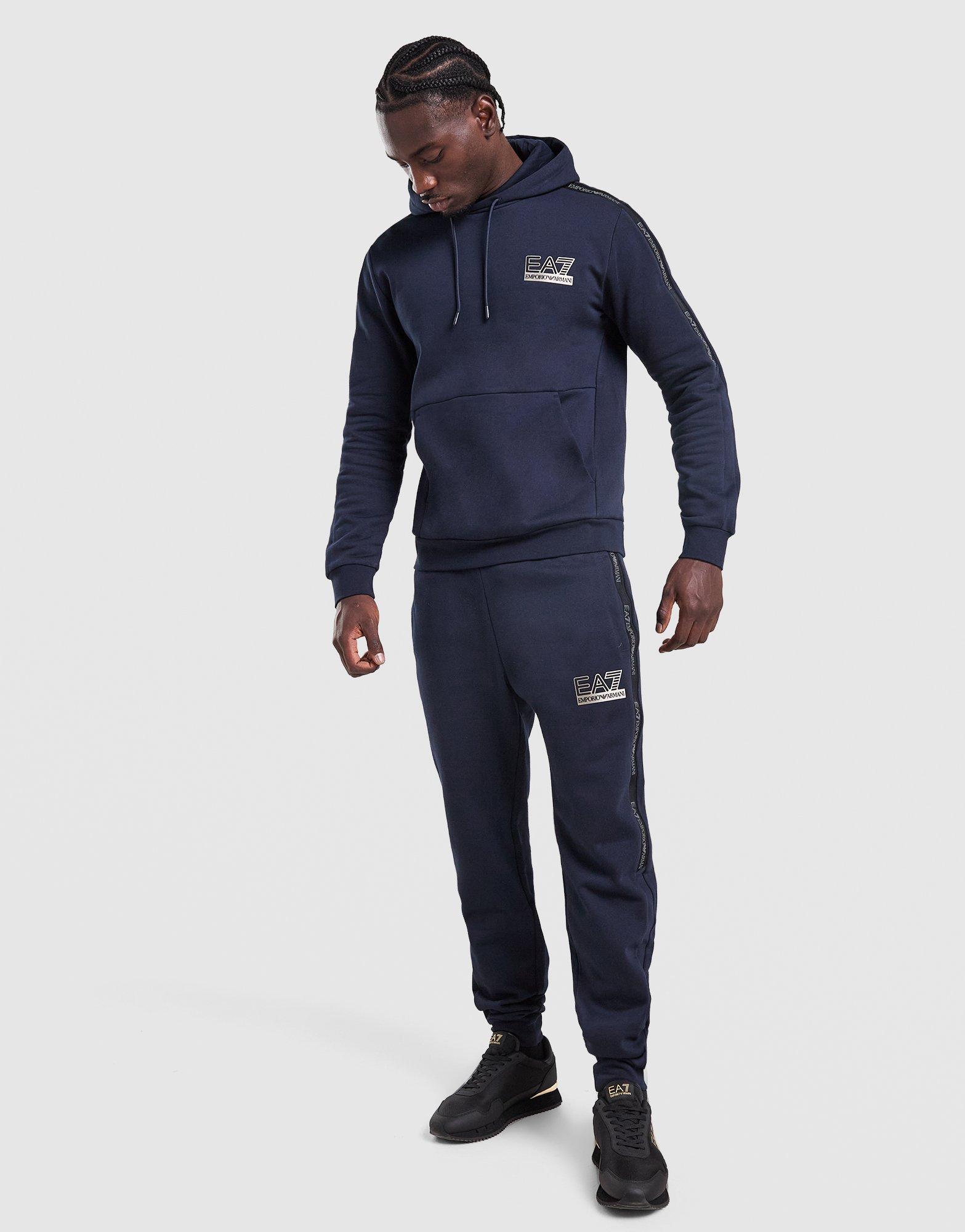 EA7 Emporio Armani Tape Logo Hoodie