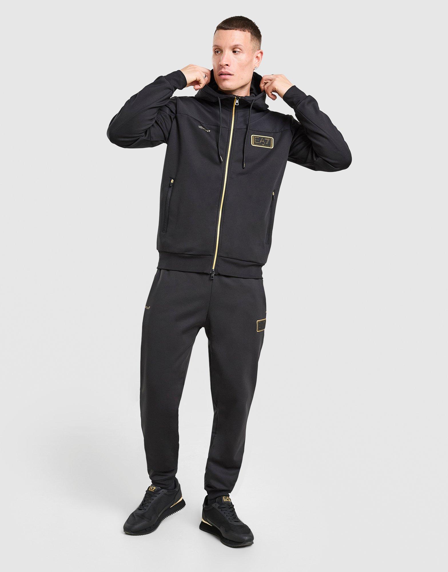 EA7 Emporio Armani Natural VENTUS7 Full Zip Hoodie
