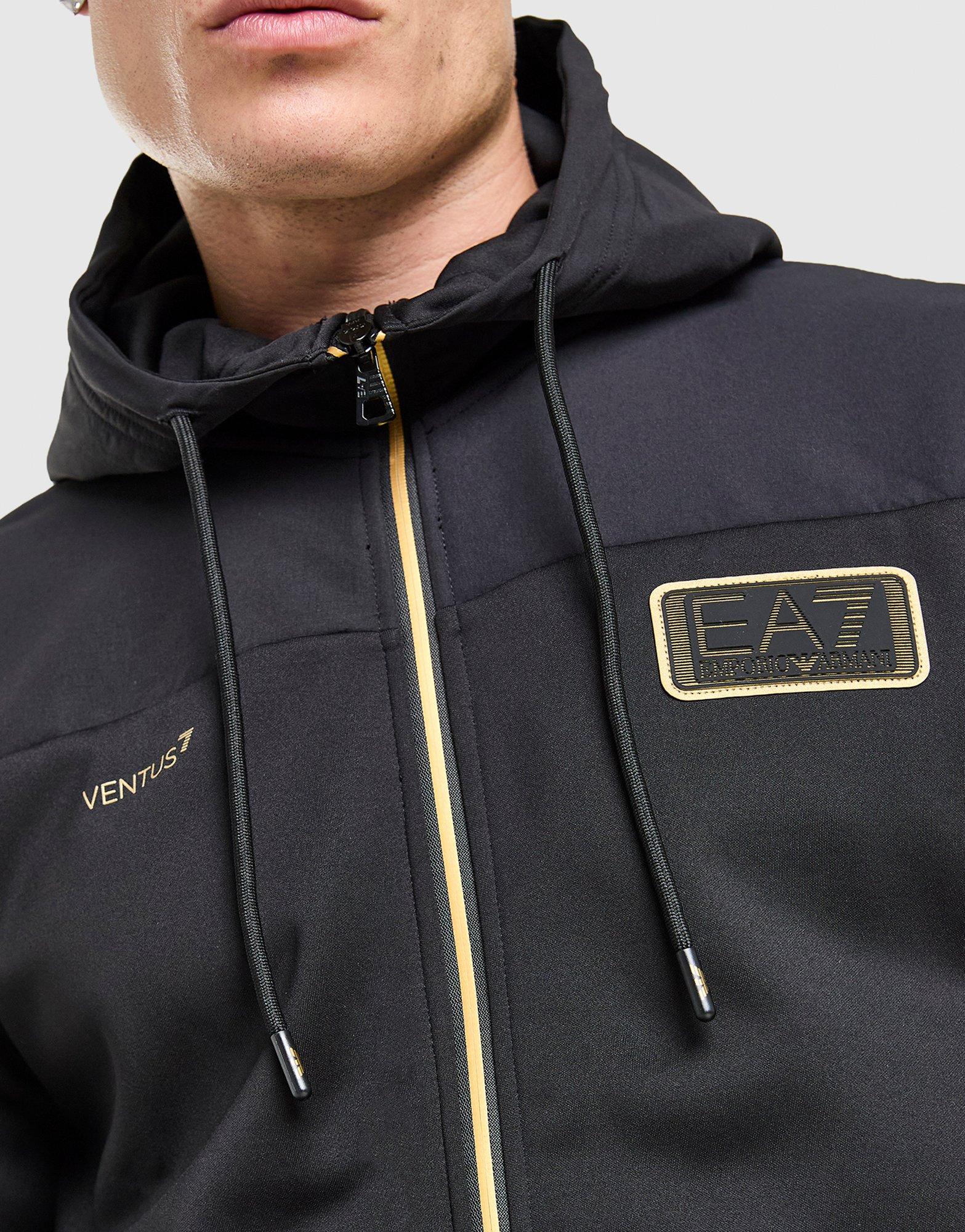 EA7 Emporio Armani Natural VENTUS7 Full Zip Hoodie