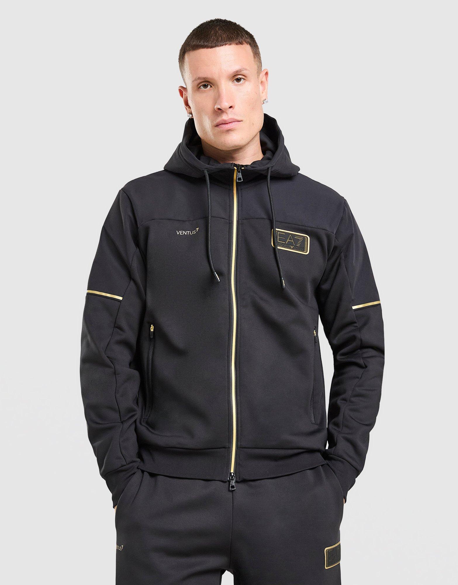 EA7 Emporio Armani Natural VENTUS7 Full Zip Hoodie