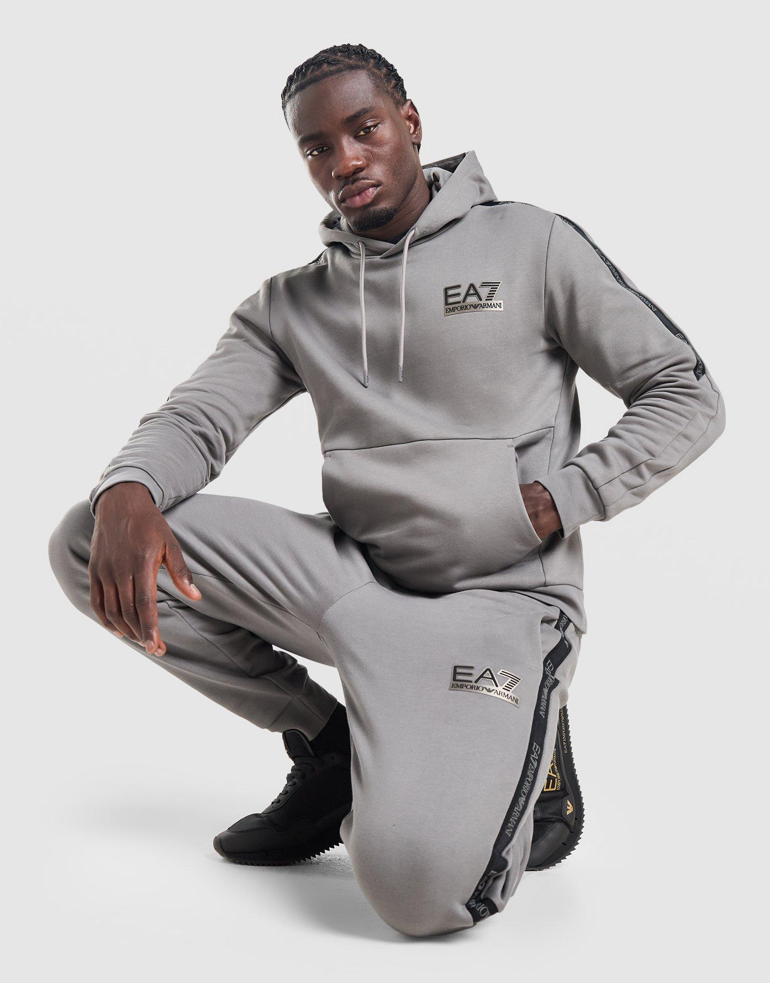 EA7 Emporio Armani Tape Logo Hoodie
