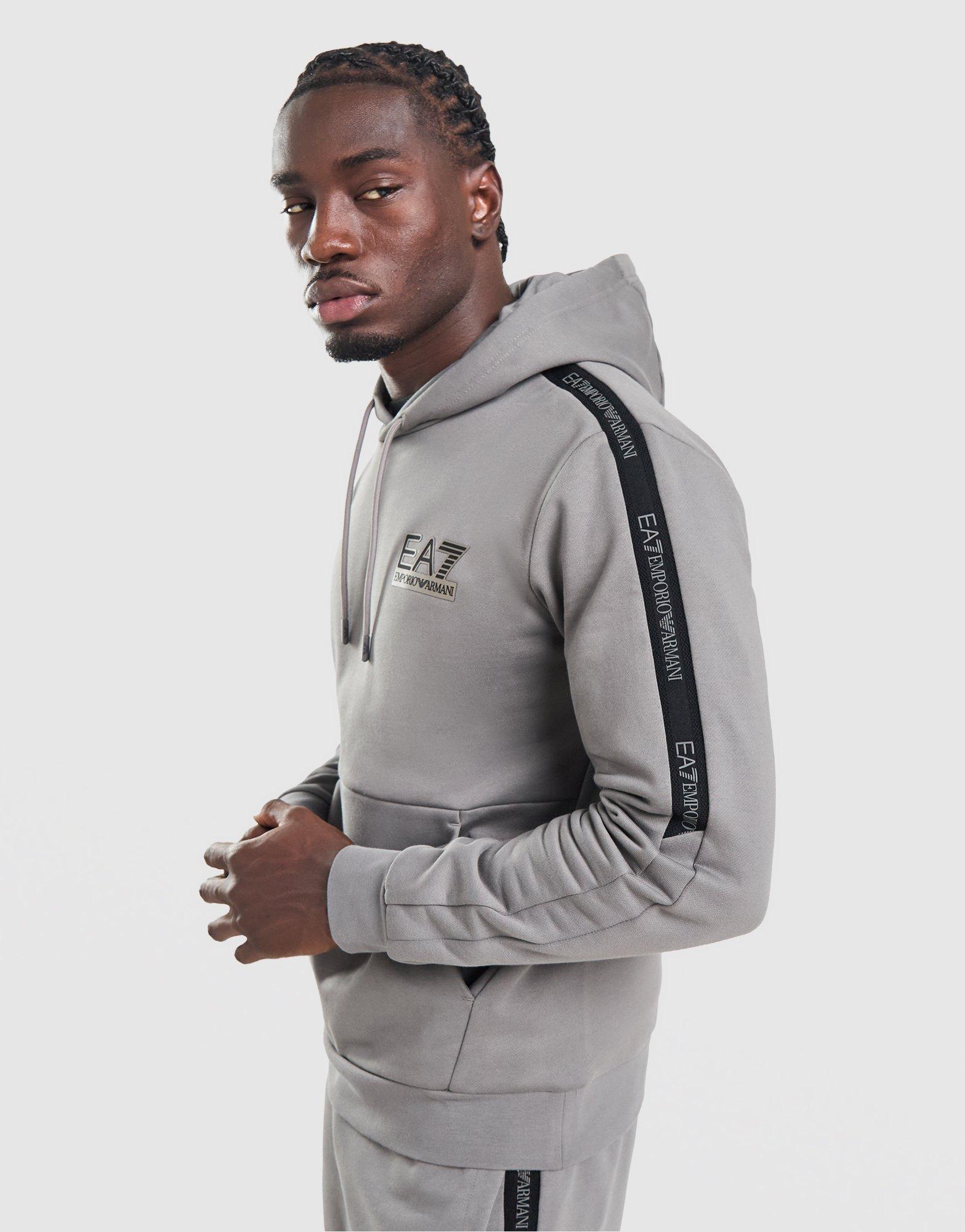 EA7 Emporio Armani Tape Logo Hoodie