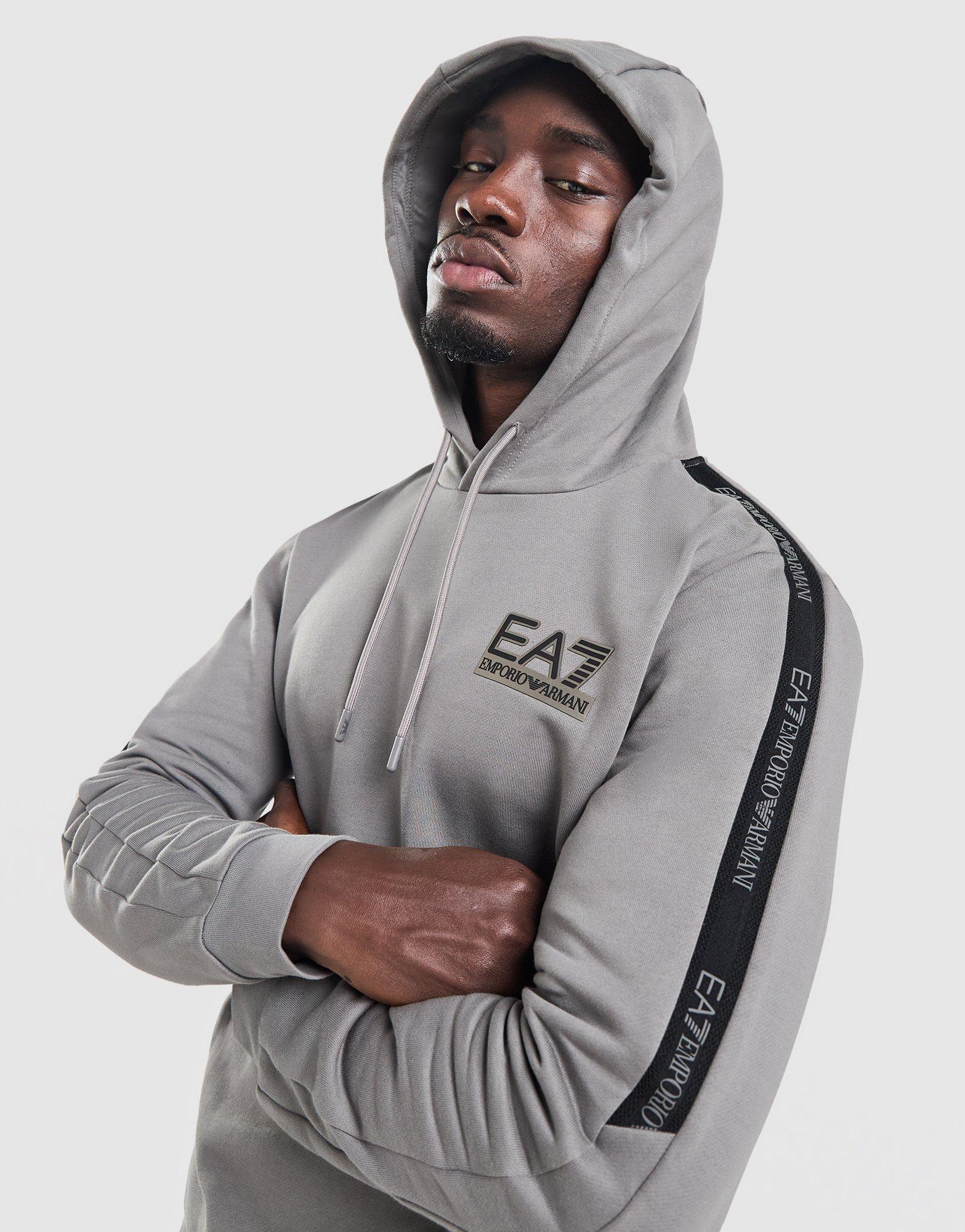 EA7 Emporio Armani Tape Logo Hoodie